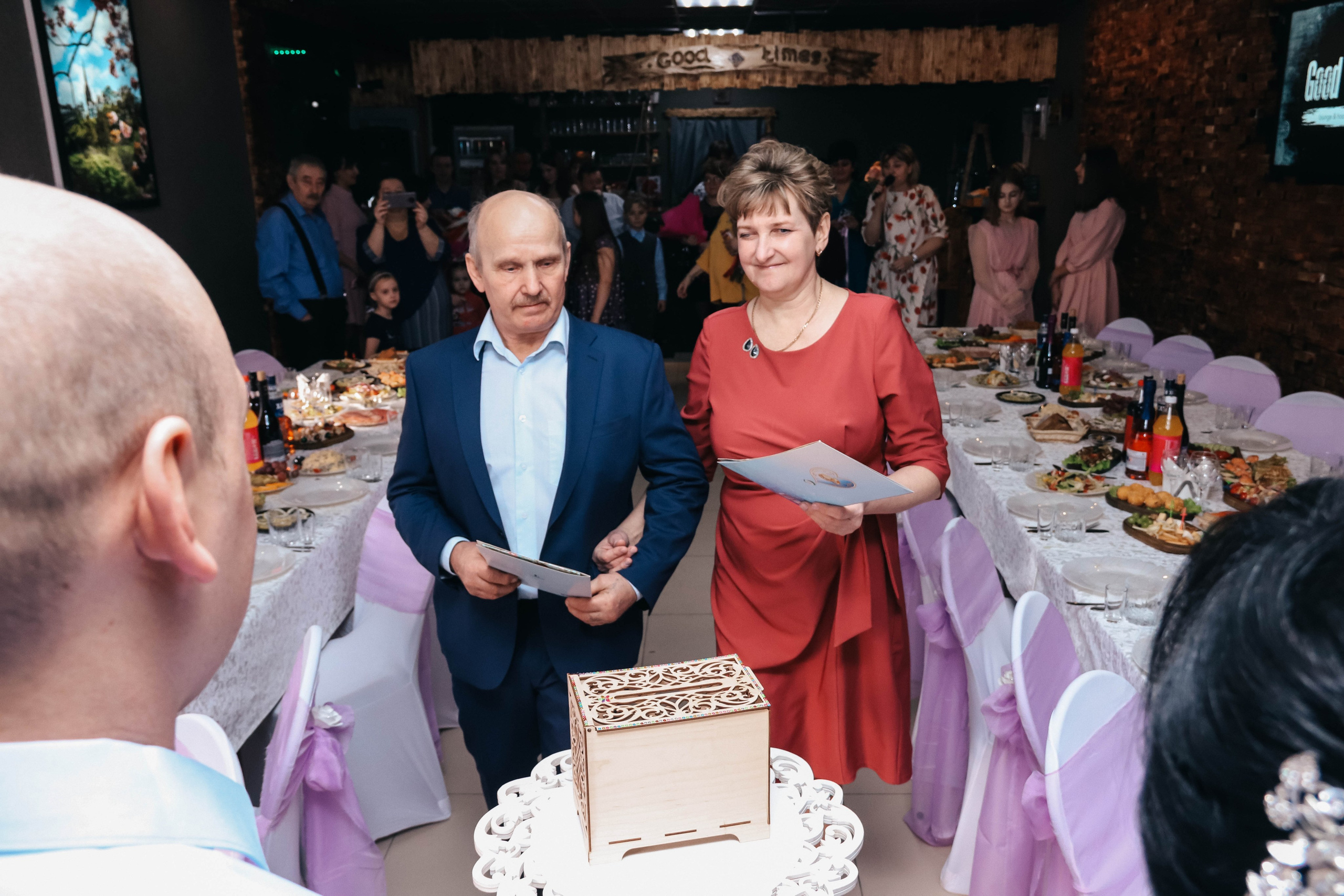 Свадебный банкет. Фотограф Дарья Маташкова