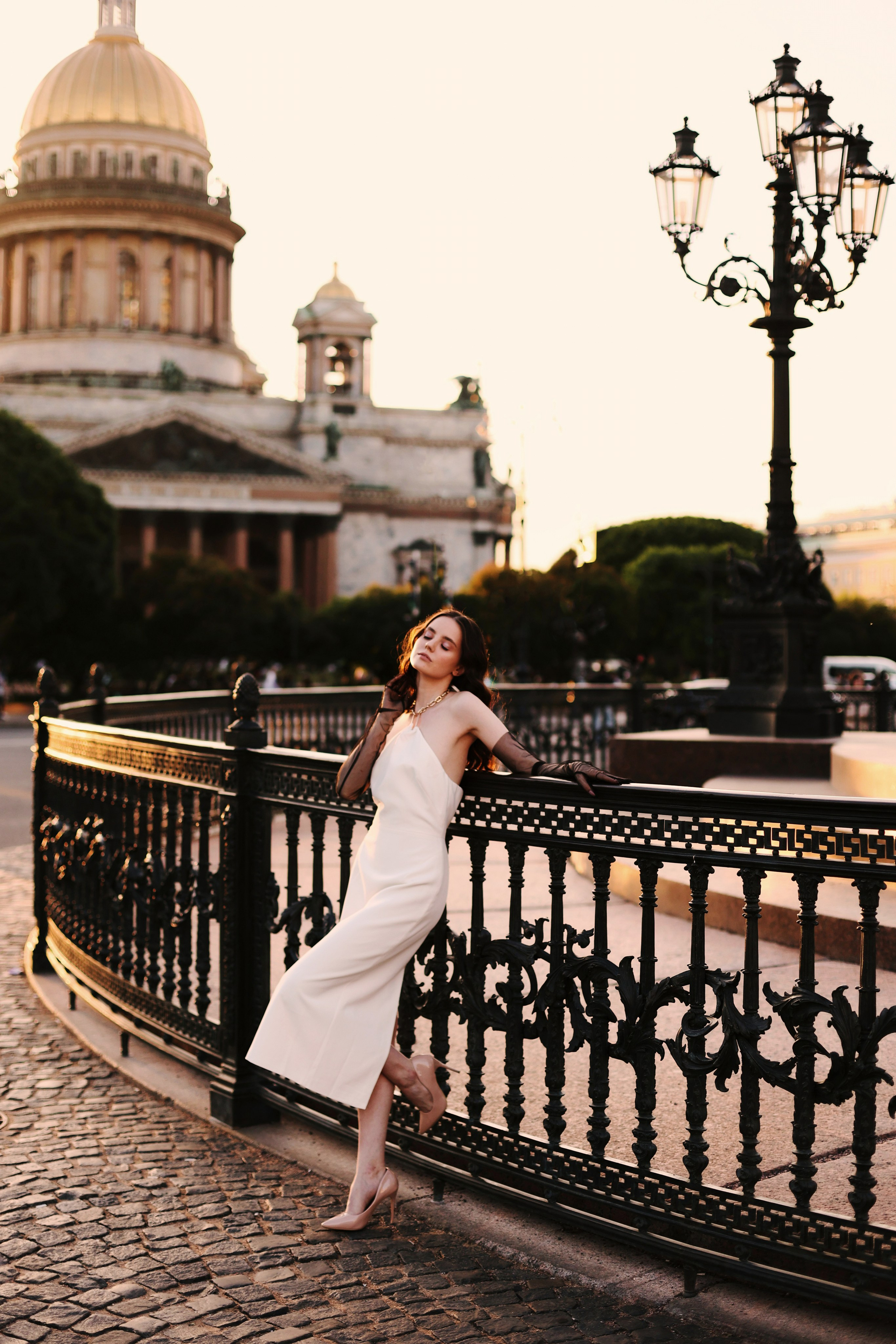 Волшебный вид на Исаакиевский собор. Свадебный и love story фотограф в Санкт-Петербурге (Спб) Natali Iva