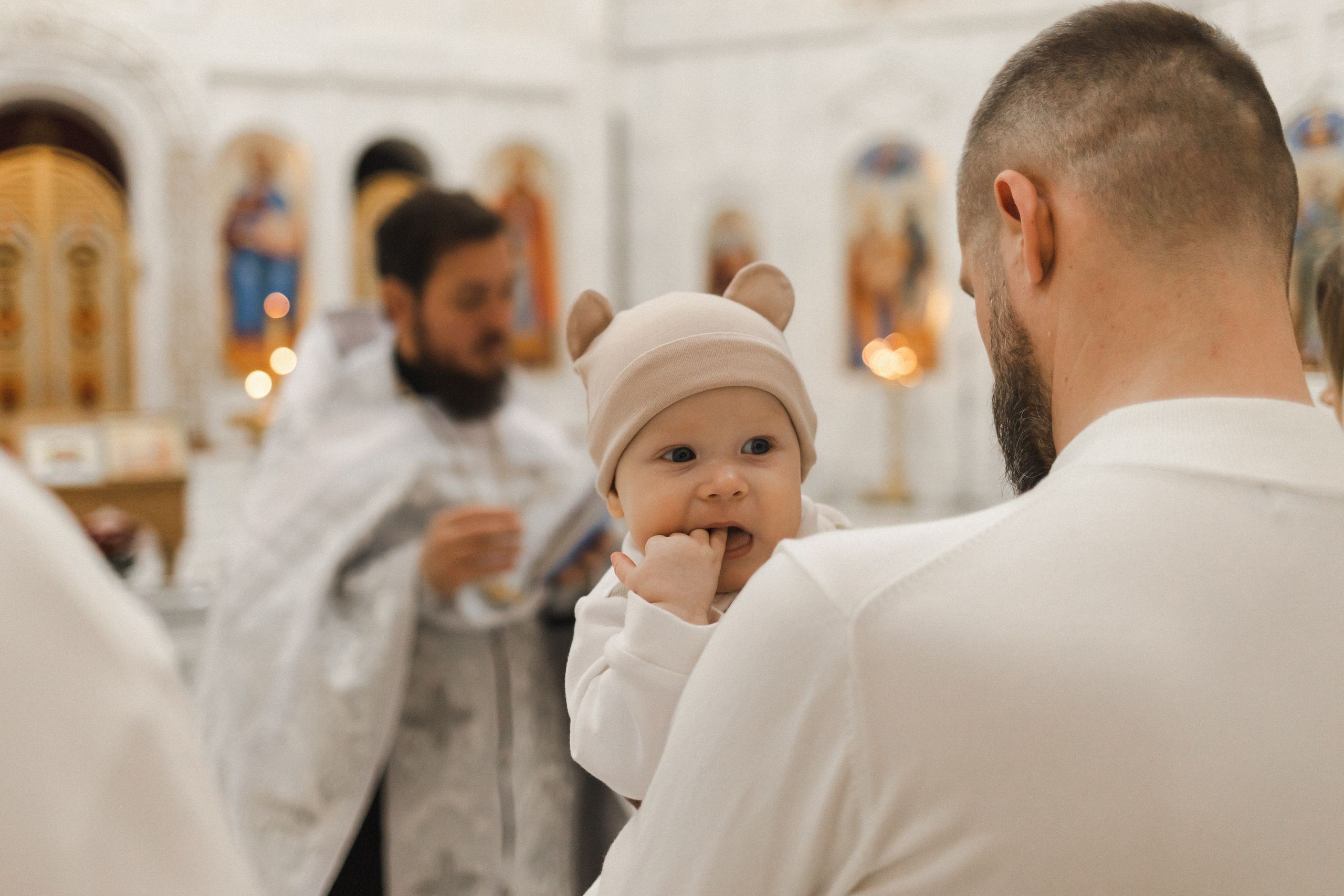 Крещение Льва. Семейный фотограф в Москве