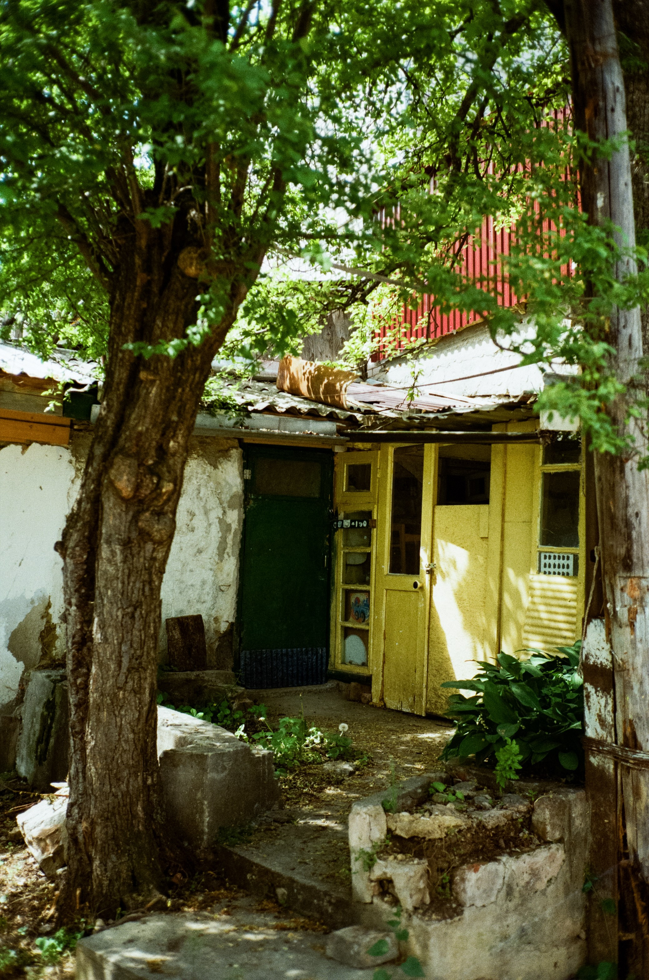 Дворик на Гагарина в Кисловодске. Паркур. Фотограф-документалист Мария Осокина