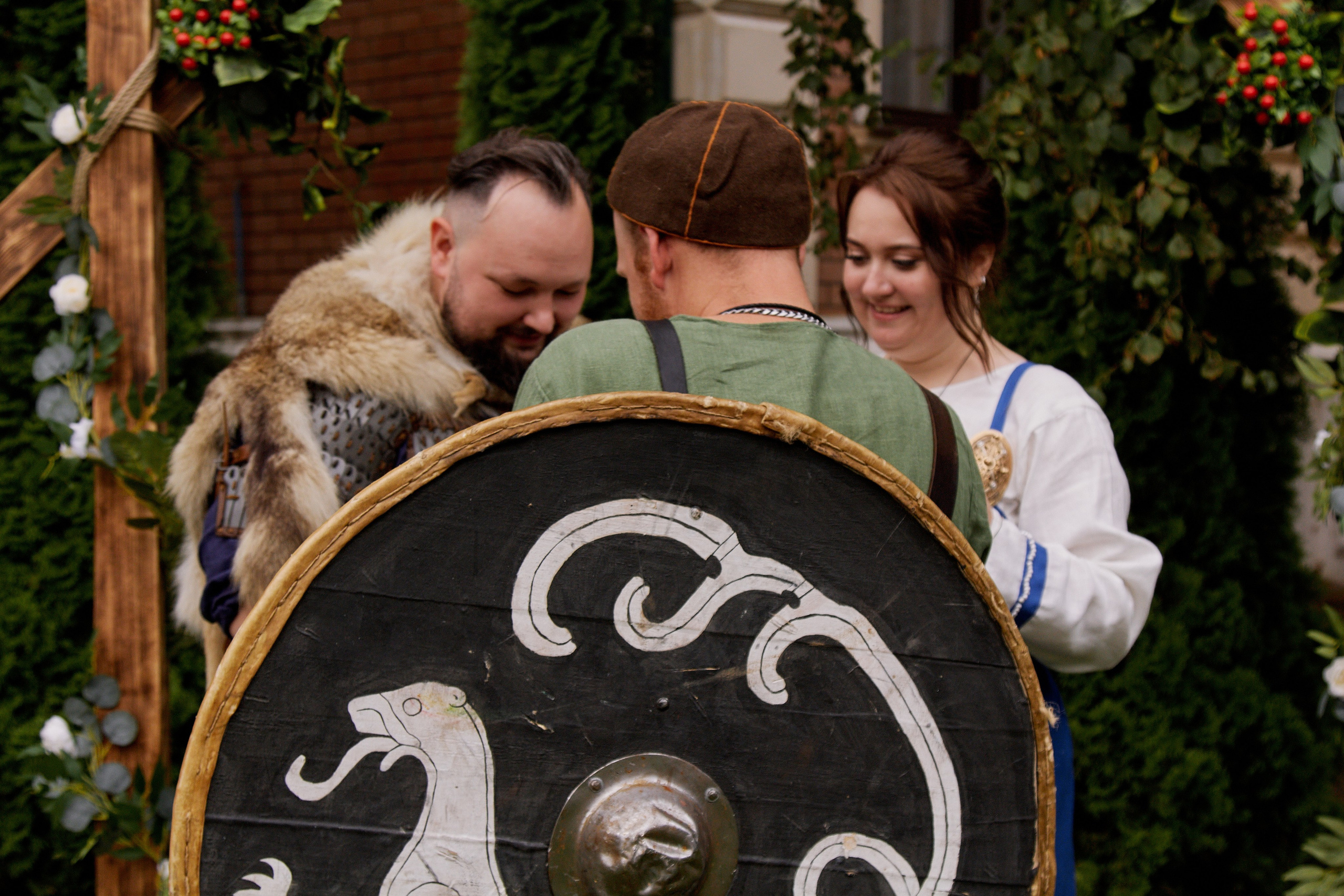 Юлия и Антон. Выездная роспись в стиле викингов. Фотограф лавстори Москва/МО Приятелева Ангелина