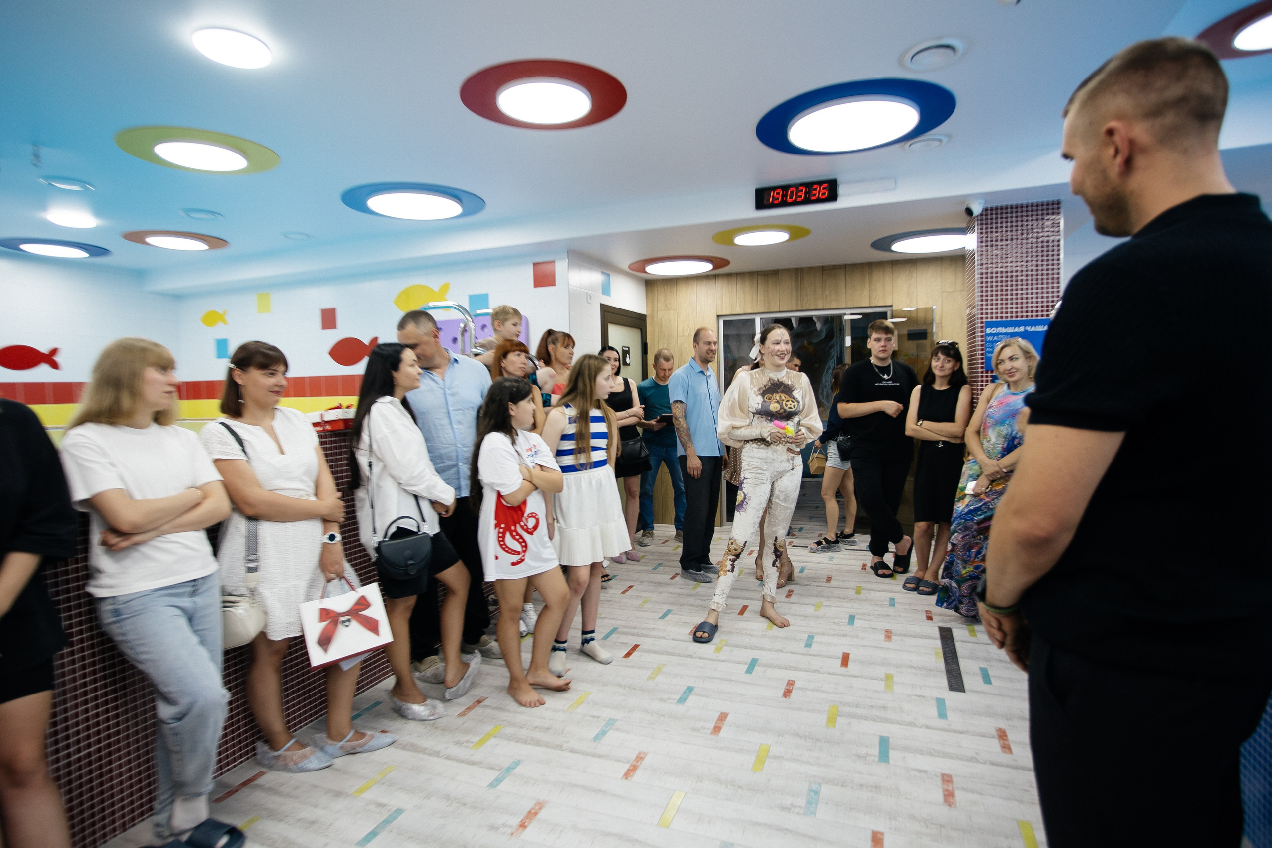 Открытие бассейна. Фотограф в Иркутске