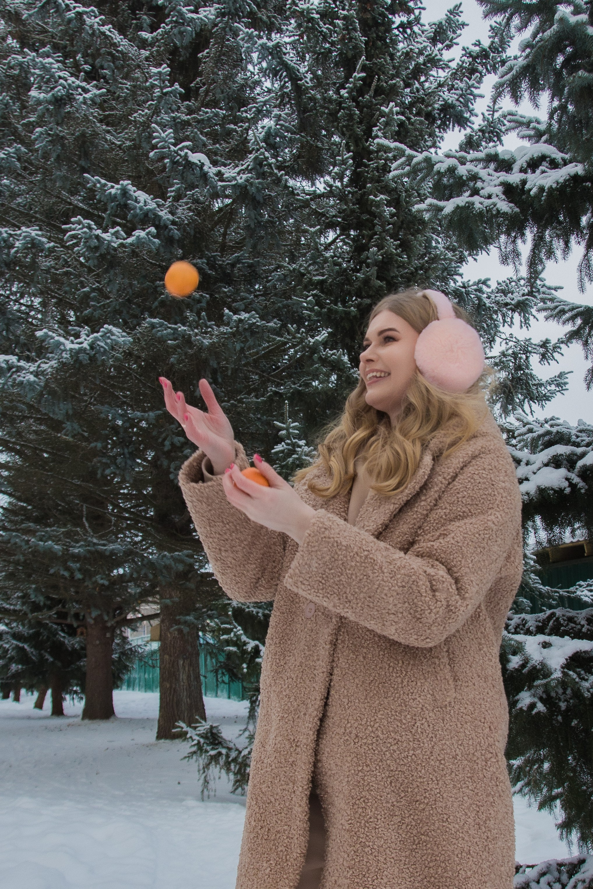 Зимняя прогулка. Женский портрет и немного больше в Санкт-Петербурге