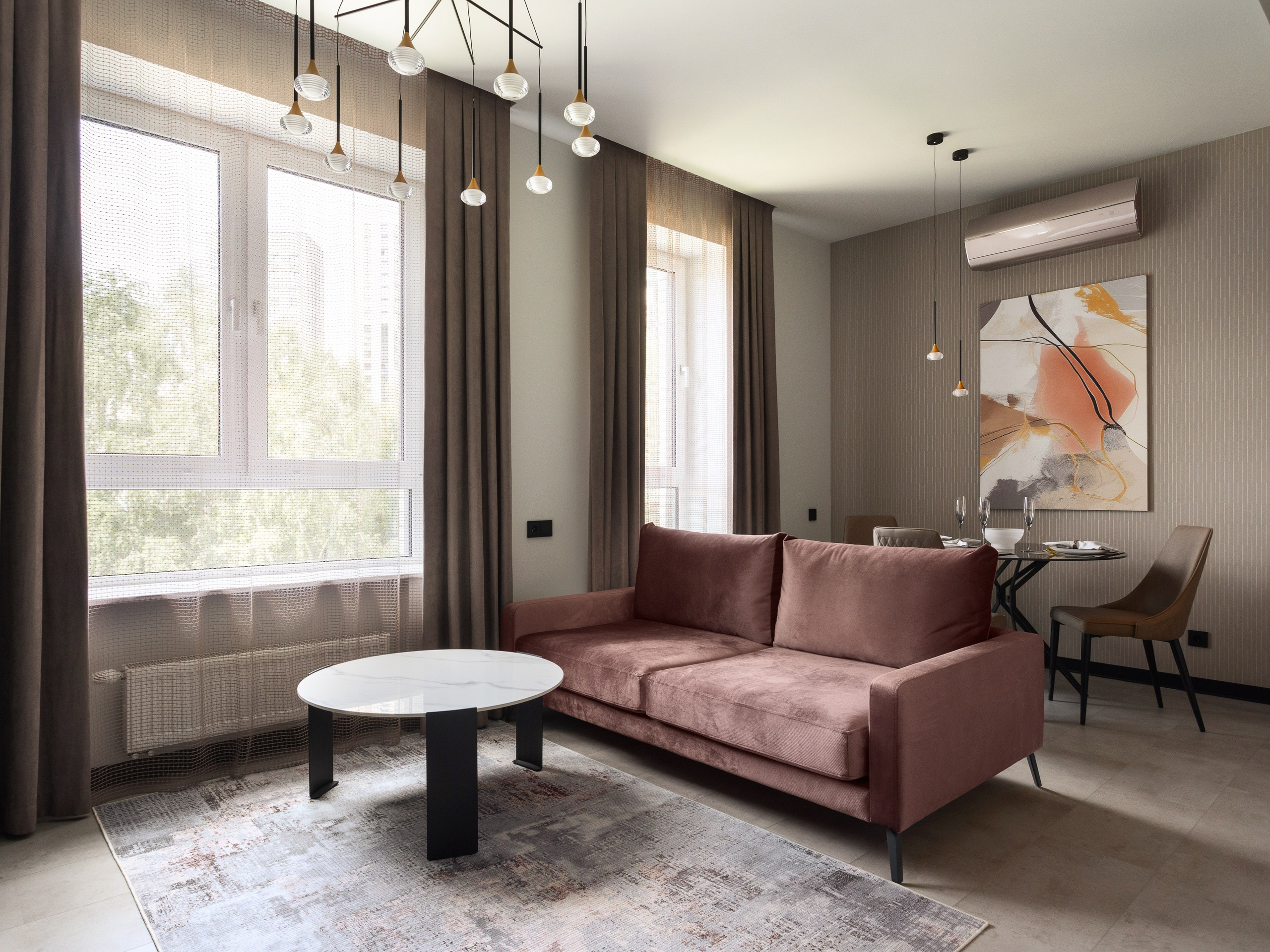 2к квартира в ЖК Наследие. Интерьерный фотограф в Новосибирске