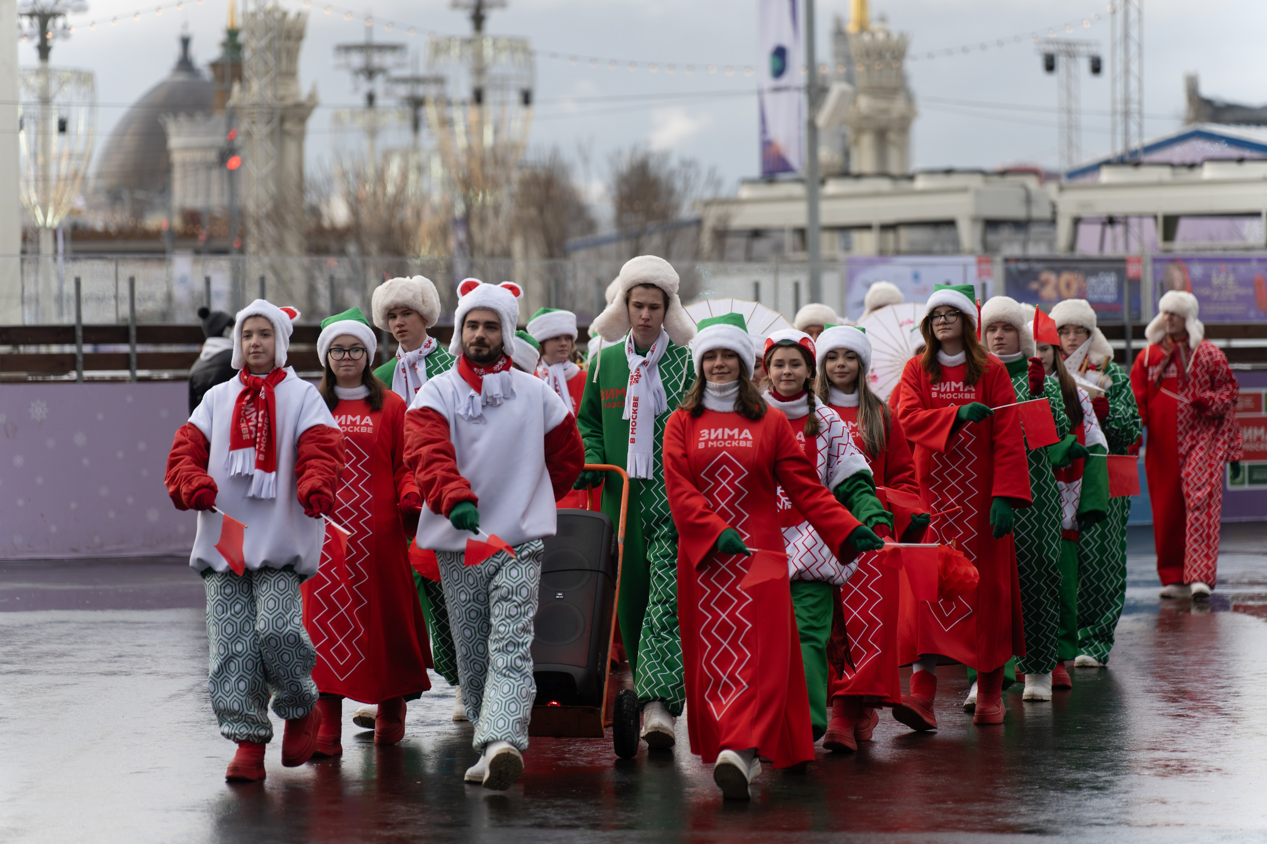 Проект «Зима в Москве» ВДНХ. Фотограф Алекс Висэро