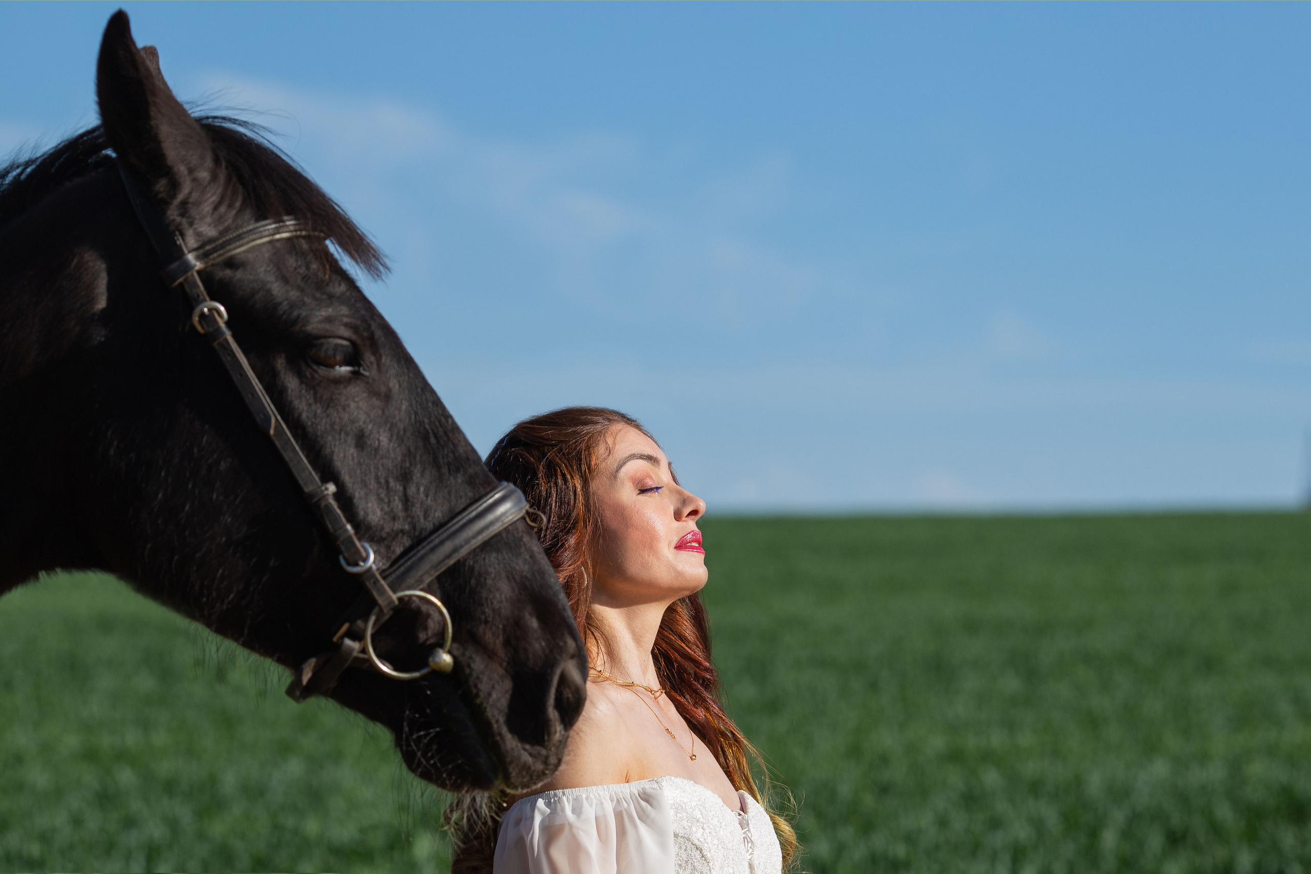 Фотосессия с лошадью ростов. Фотограф Юлия Гросс