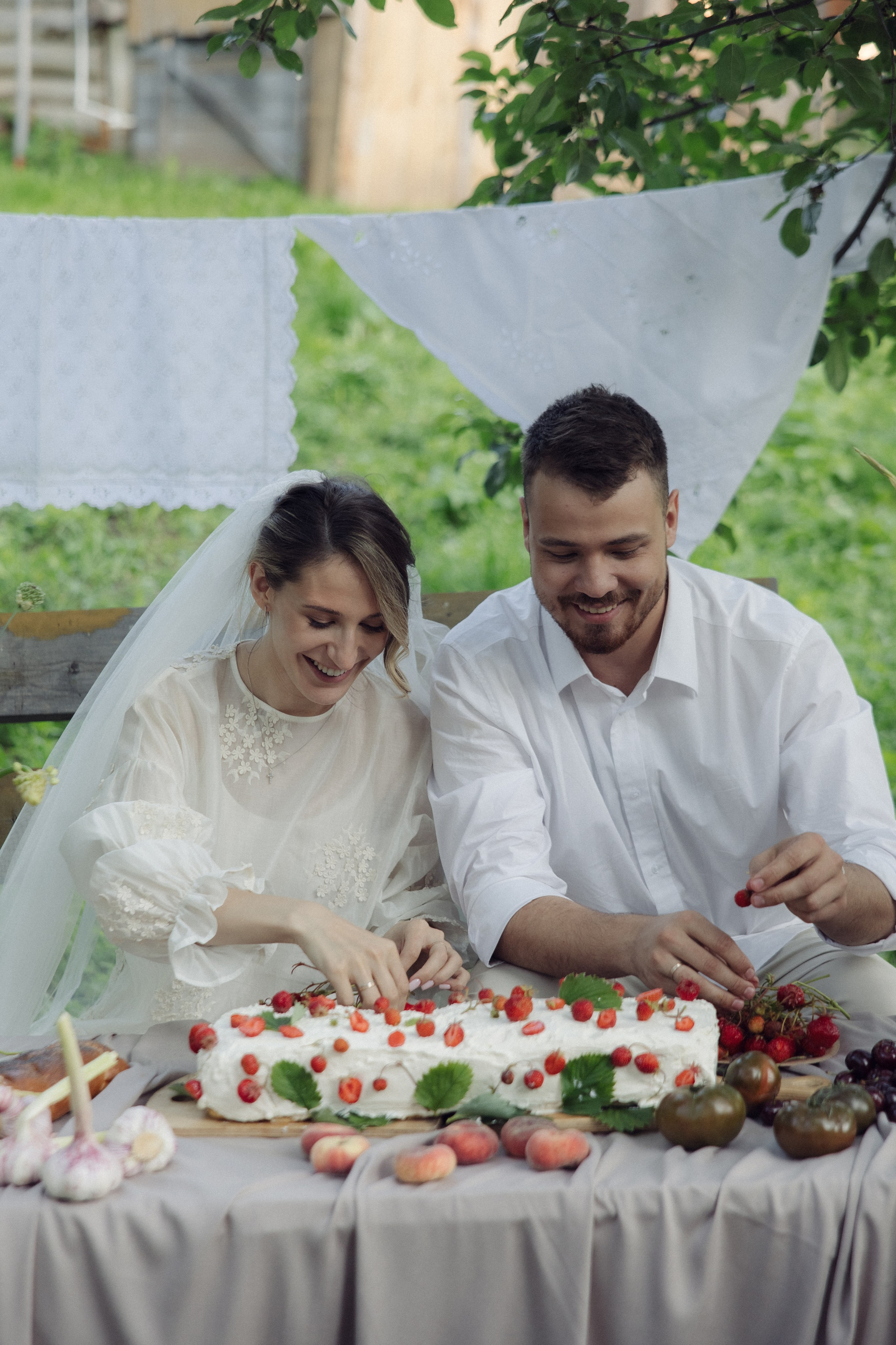 Диана и Саша, свадьба на даче. Фотограф любви в городе Казань
