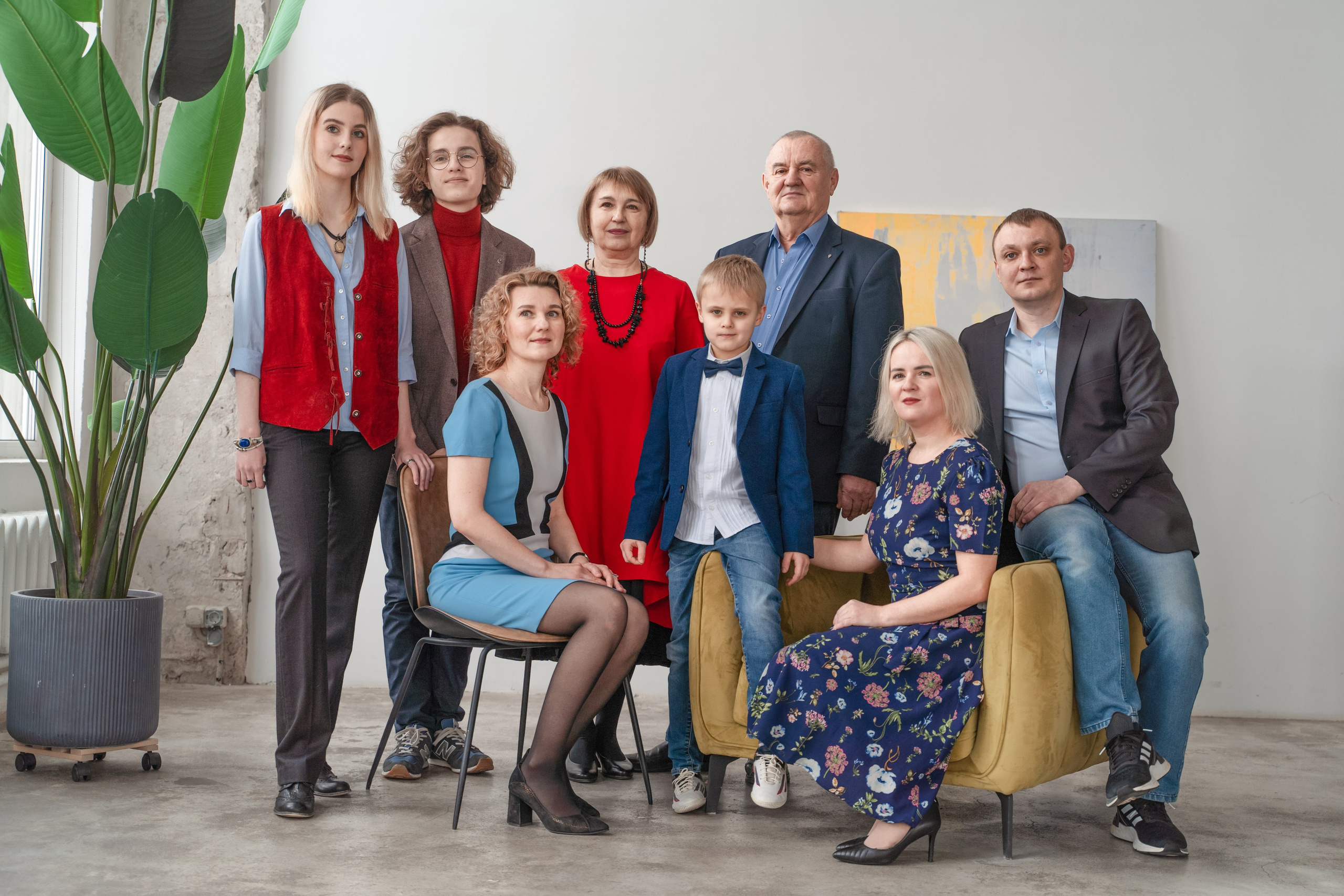 Семейная. Студийная фотосессия. Фотограф в Москве Ленарская Дарья