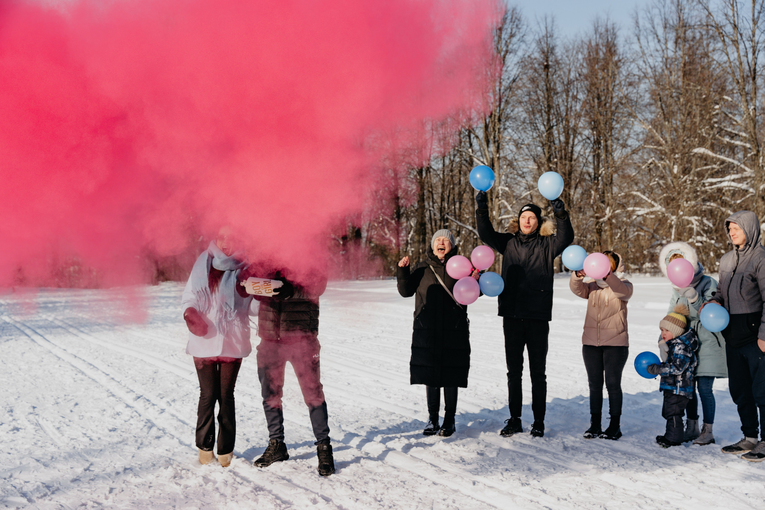 Розовое гендер пати