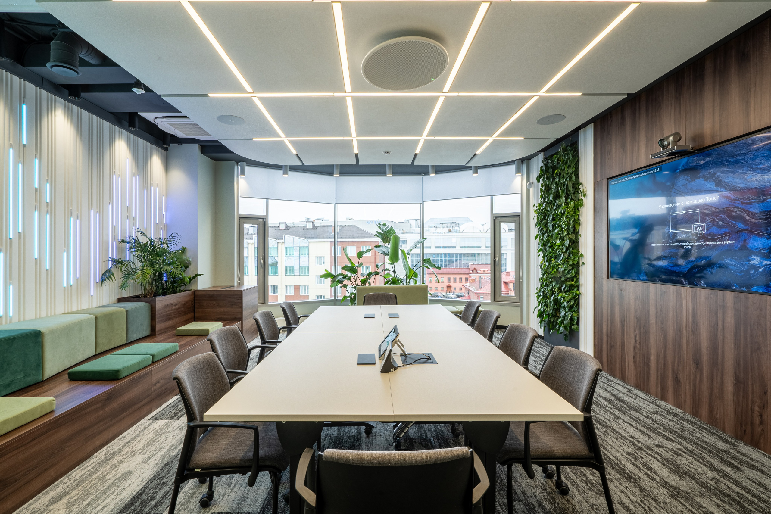 Интерьерная фотосъемка офиса Сбербанка, профессиональный фотограф в Архангельске