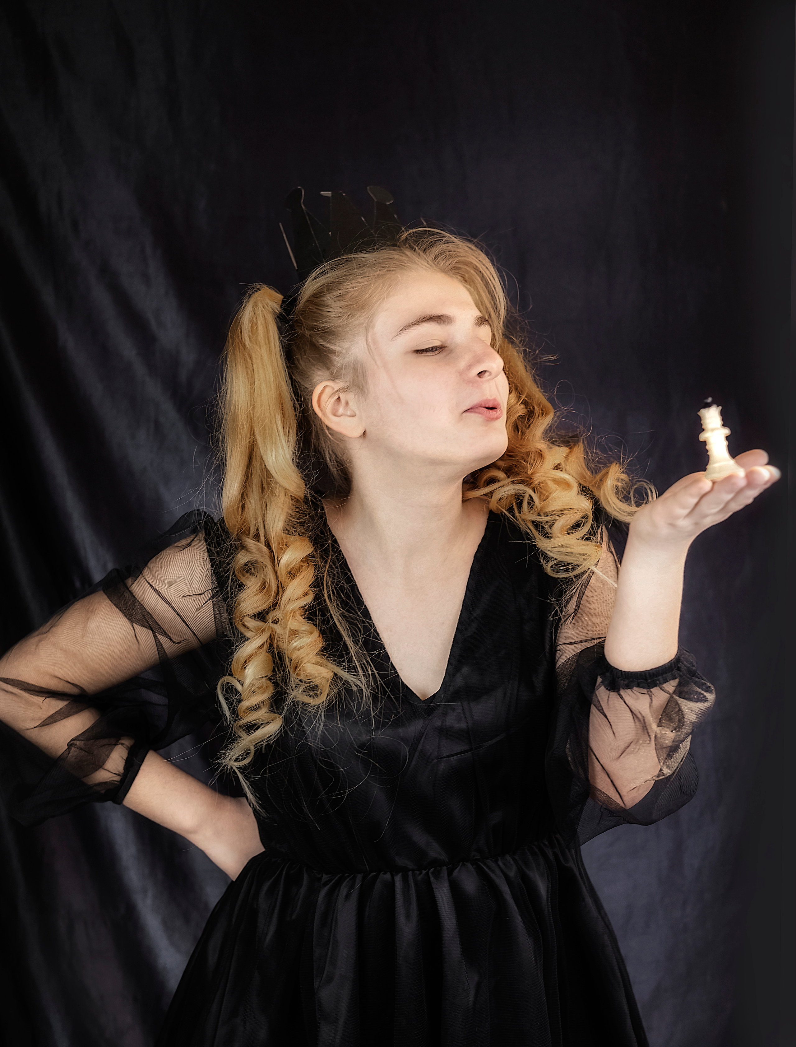 Шахматная королева. Семейный детский фотограф Краснодарский край Оксана Колос