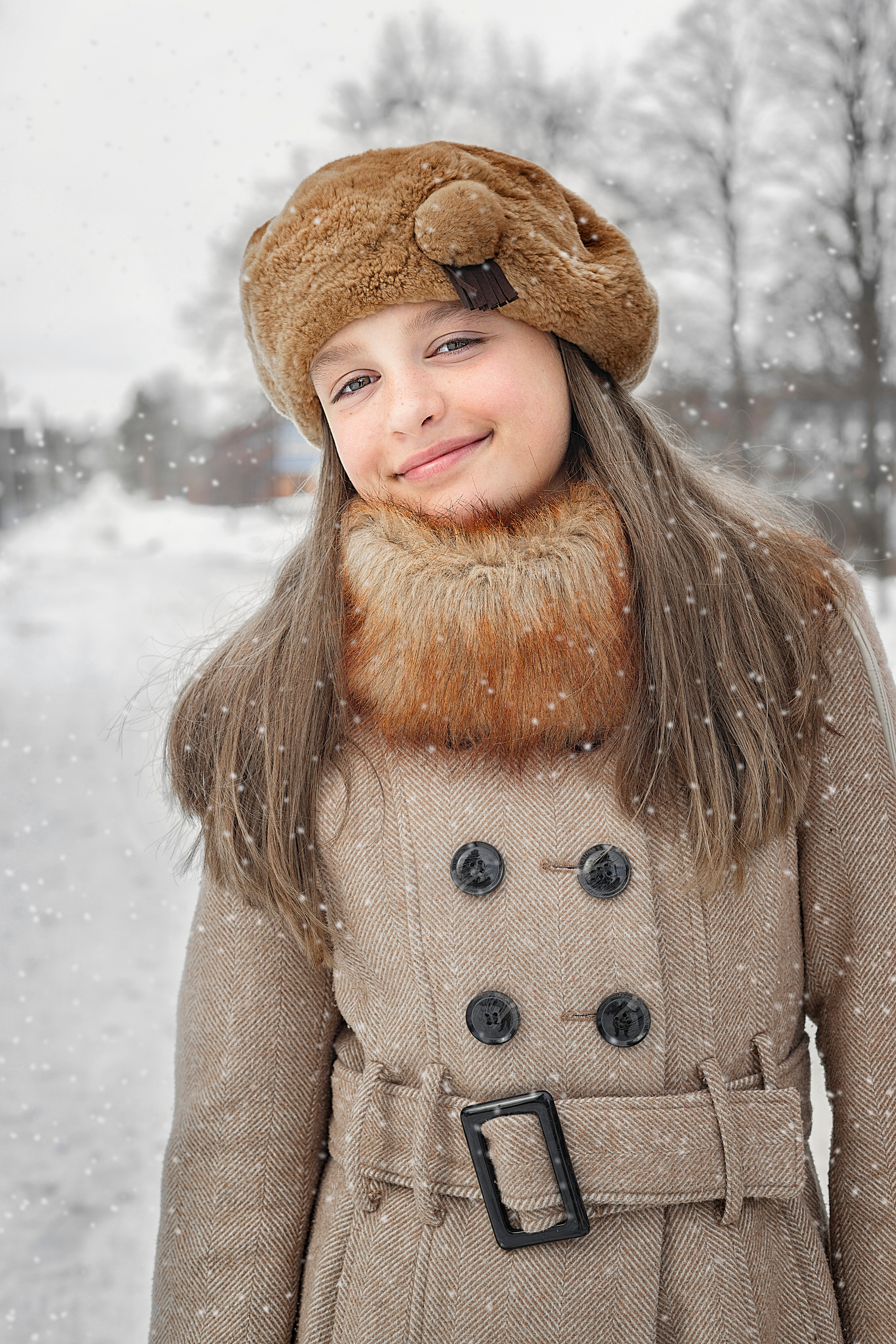Зимние шишки и малышки. Семейный детский фотограф Краснодарский край Оксана Колос