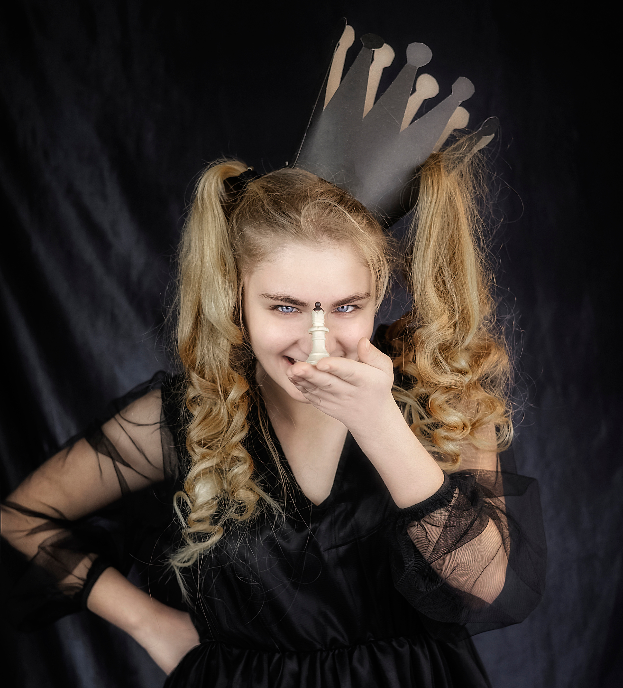 Шахматная королева. Семейный детский фотограф Краснодарский край Оксана Колос