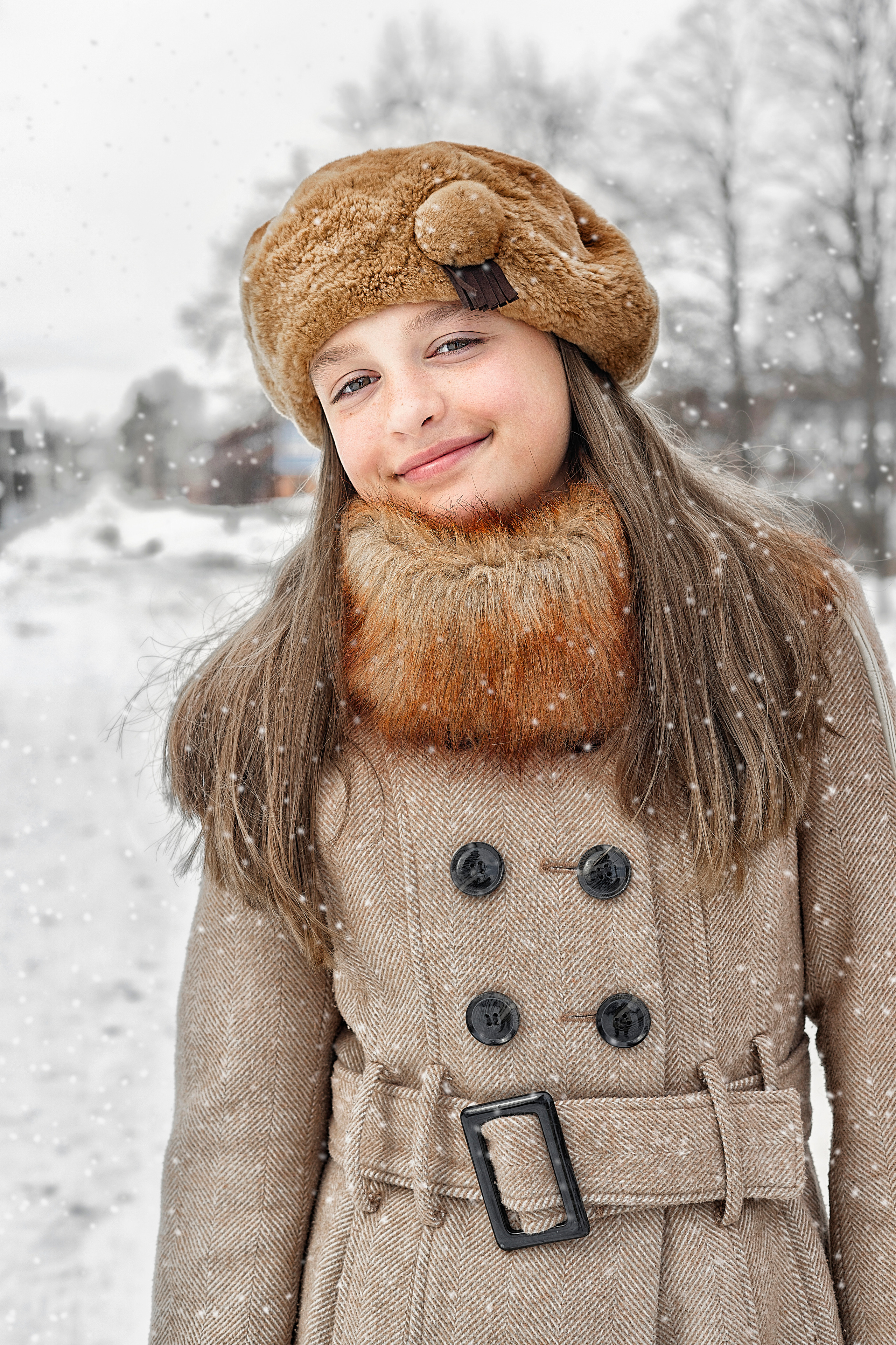 Зимние шишки и малышки. Семейный детский фотограф Краснодарский край Оксана Колос