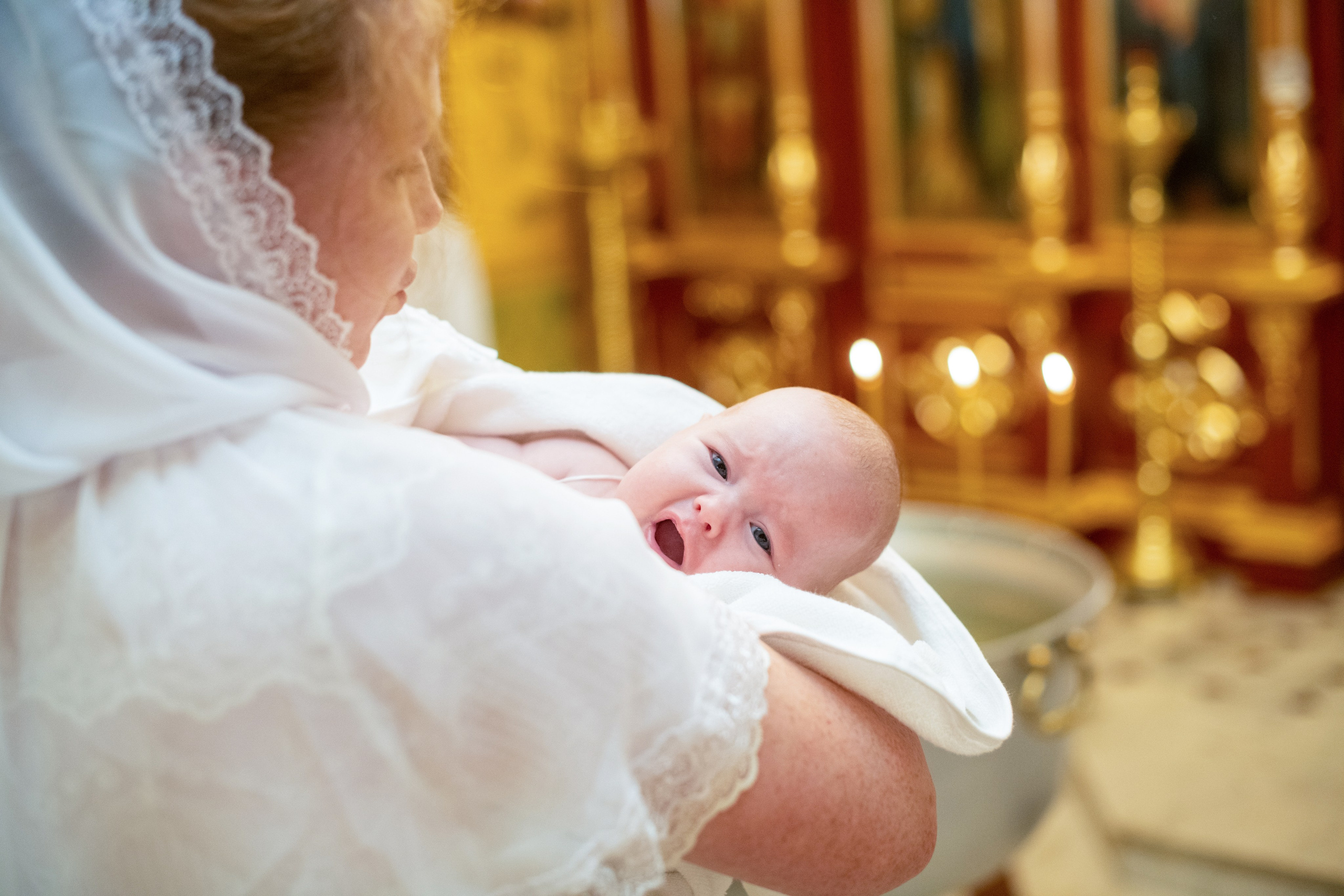 Крещение младенца Ксении в Люблино. Свадебный и портретный фотограф в Москве Галина Борисова