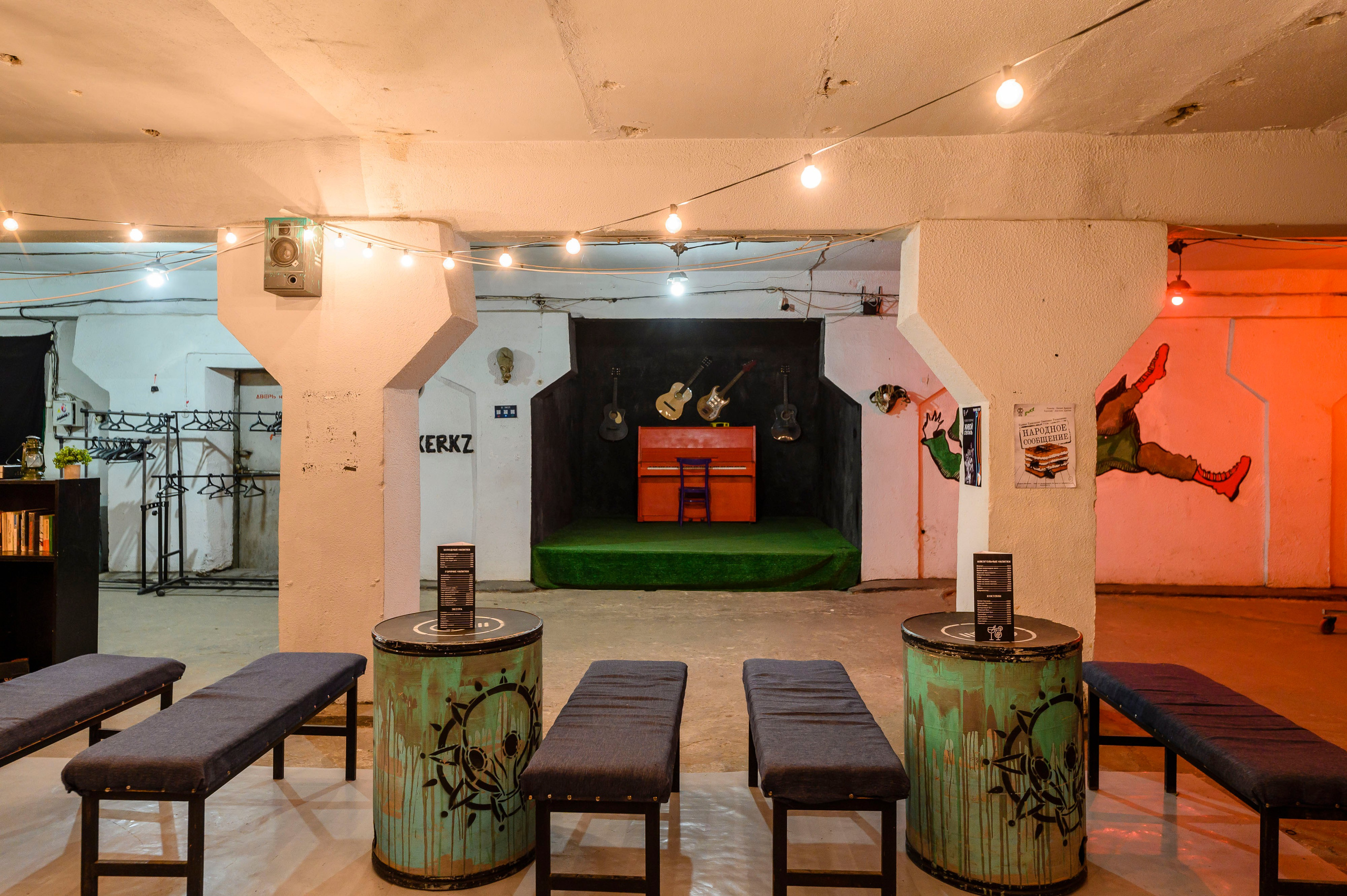 Арт убежище Bunker, съемка контента. Интерьерный и репортажный фотограф в Алматы