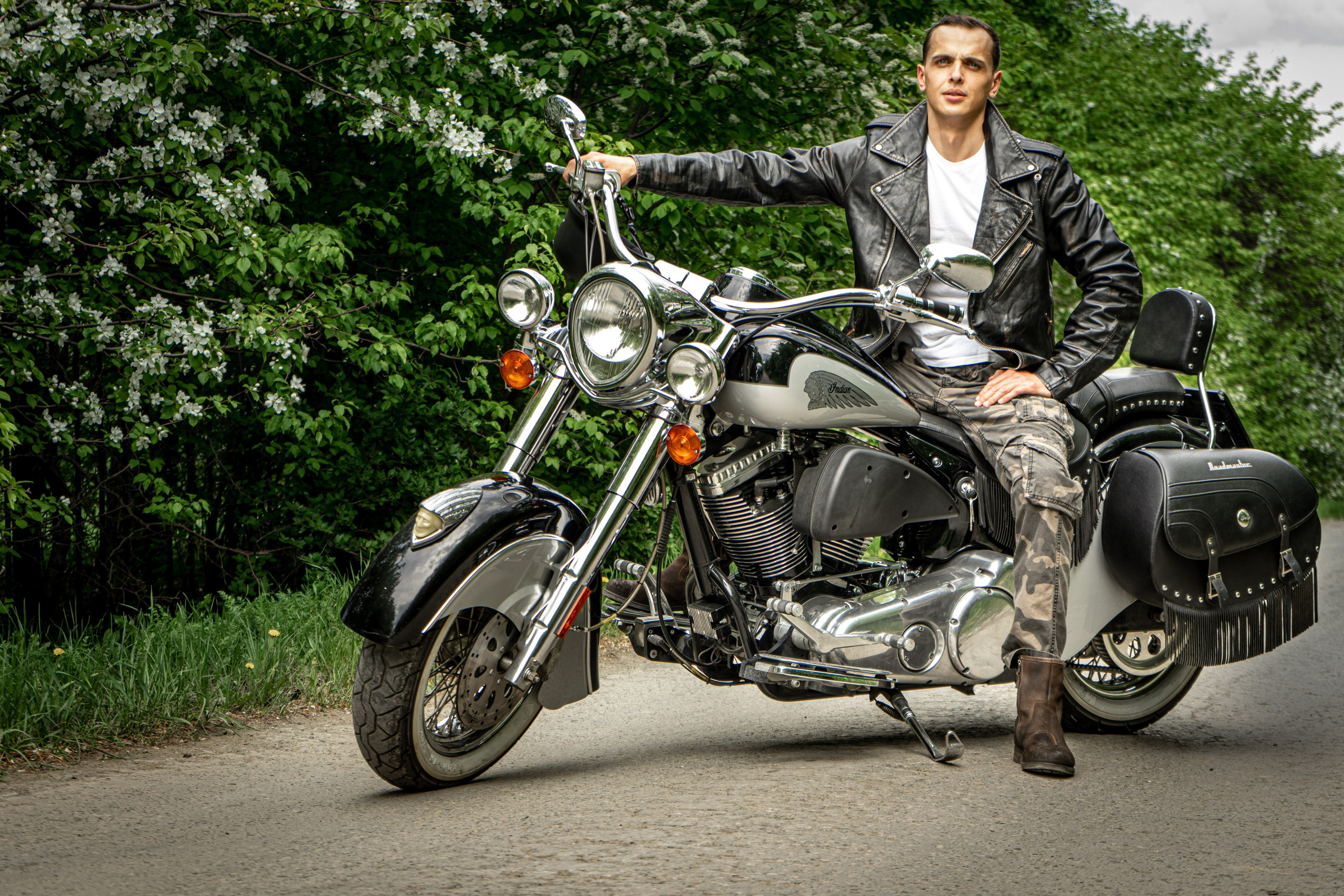 Фотосессия с мотоциклом. Фотограф Екатеринбург Кокшарова Александра