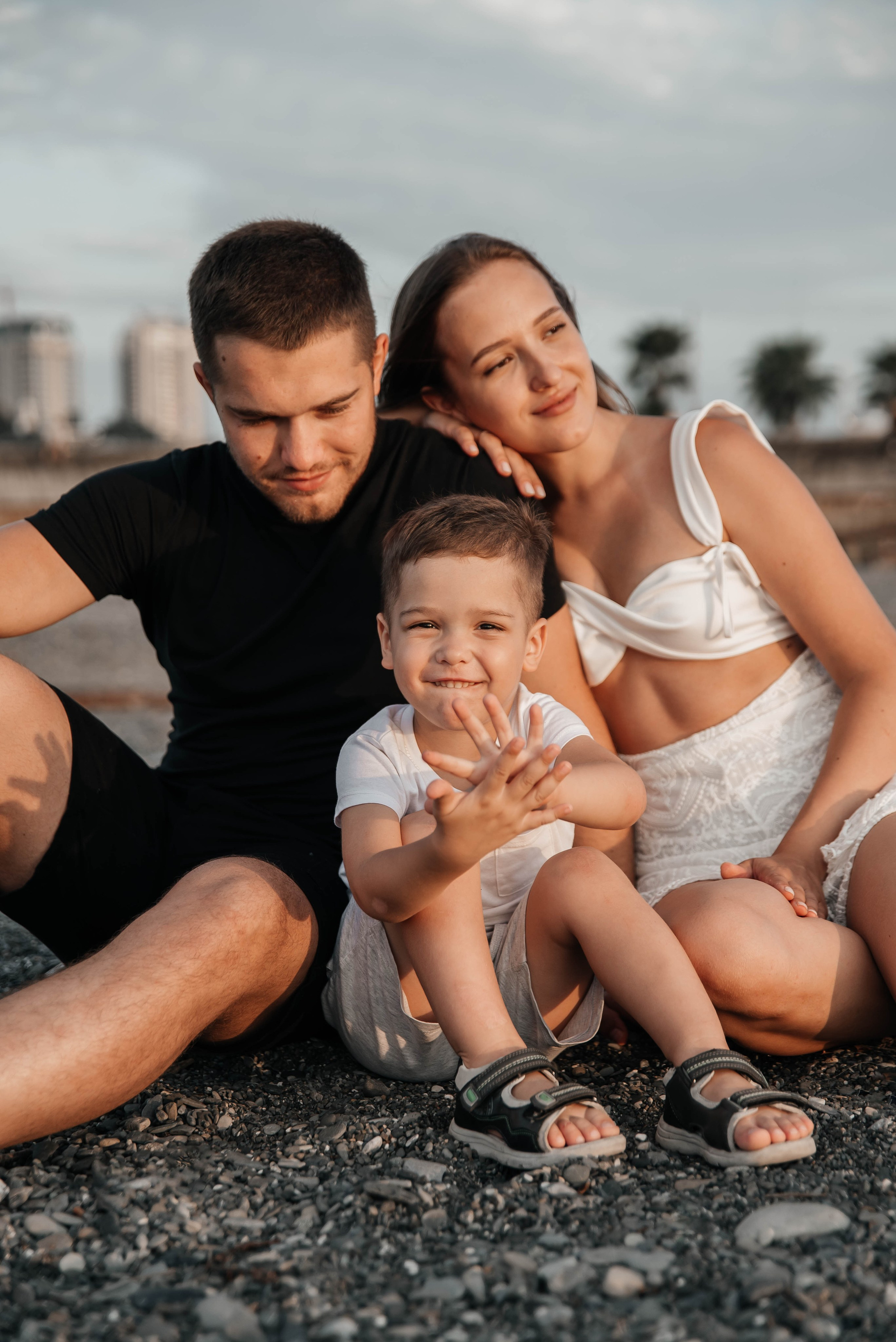 Аня, Саша, Дима. Фотограф Людмила Федотова