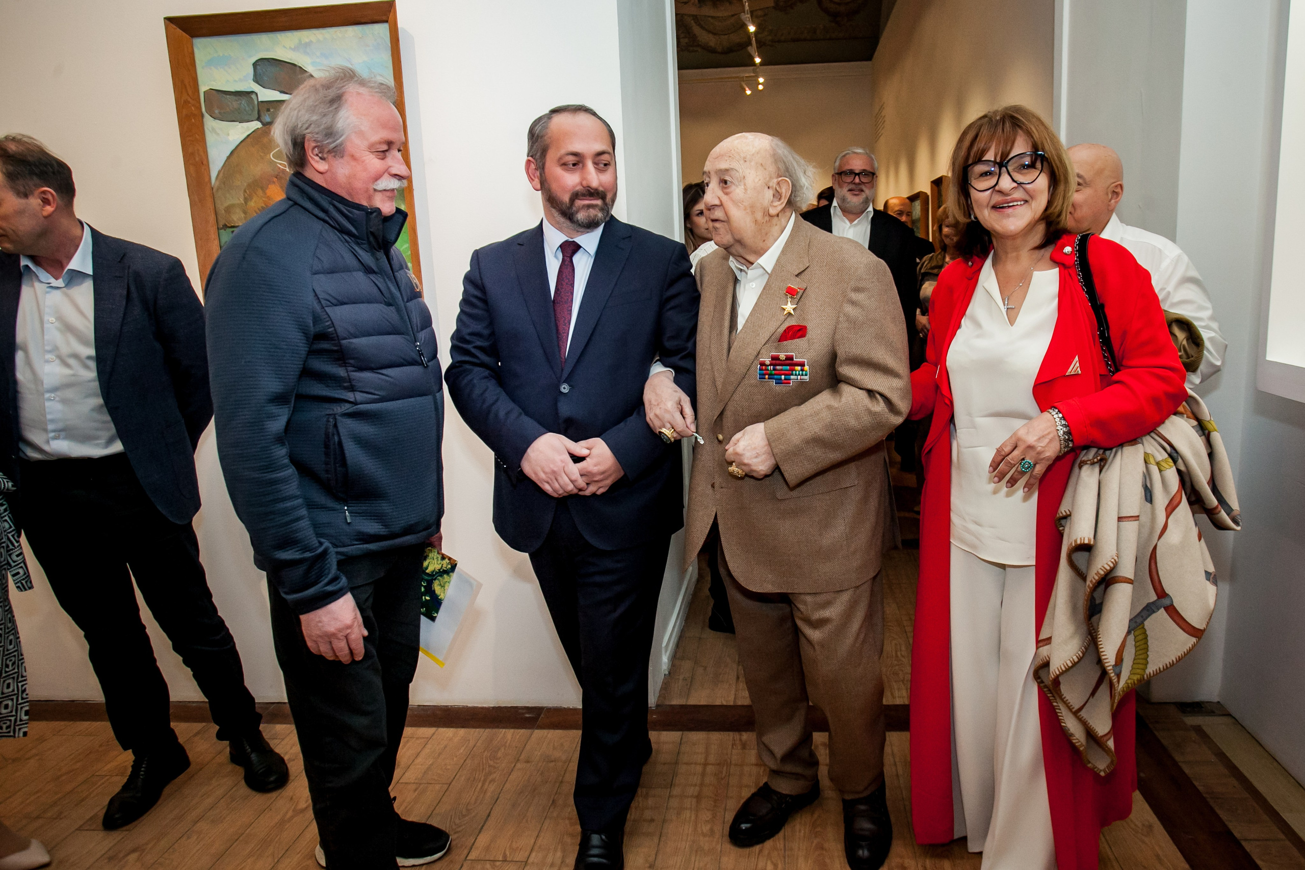 Открытие выставки Зураба Церетели. Art photographer Nino