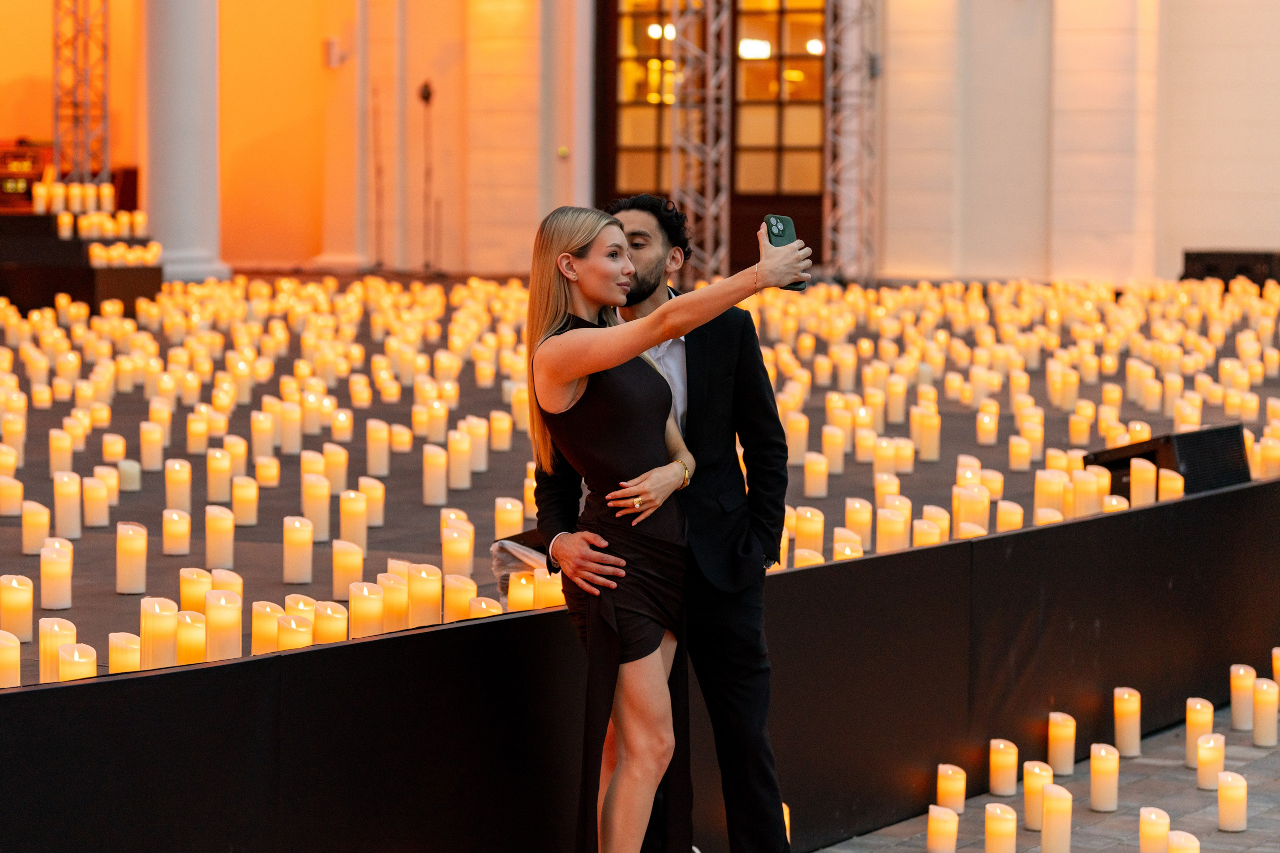 Симфонический оркестр Lumisfera при свечах. Фотограф Никита Комаров