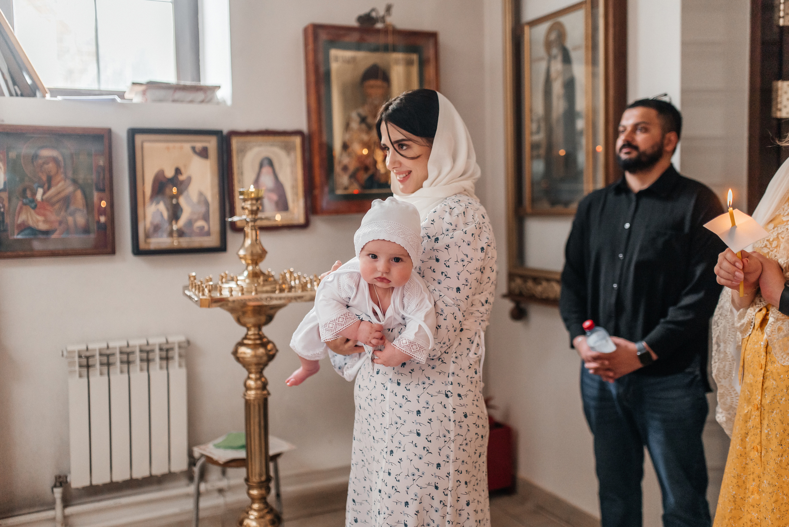Крещение Александра. Семейный и детский фотограф Анастасия Иванова