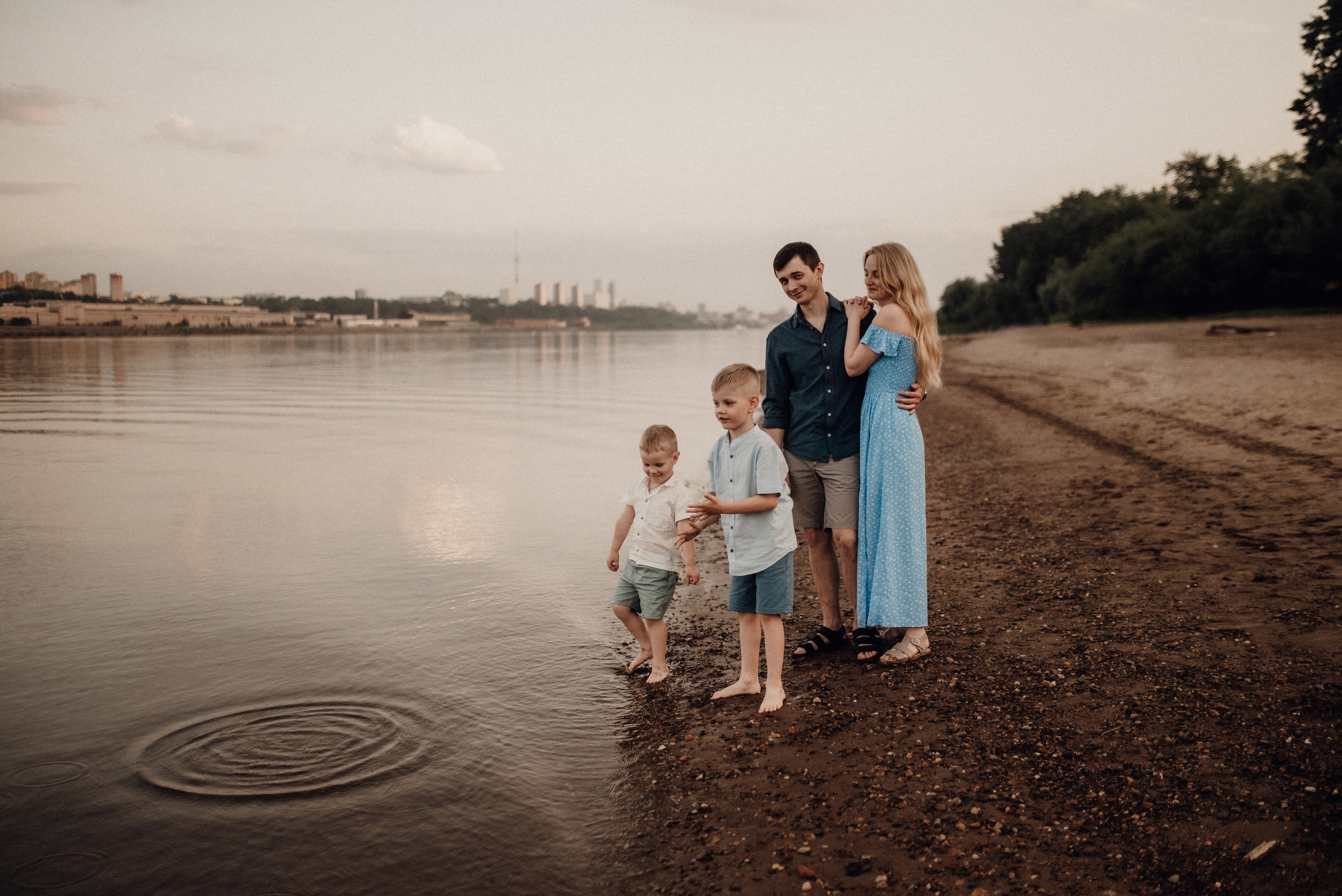 Юля, Андрей, Миша, Лёва. Семейный и детский фотограф Анастасия Иванова