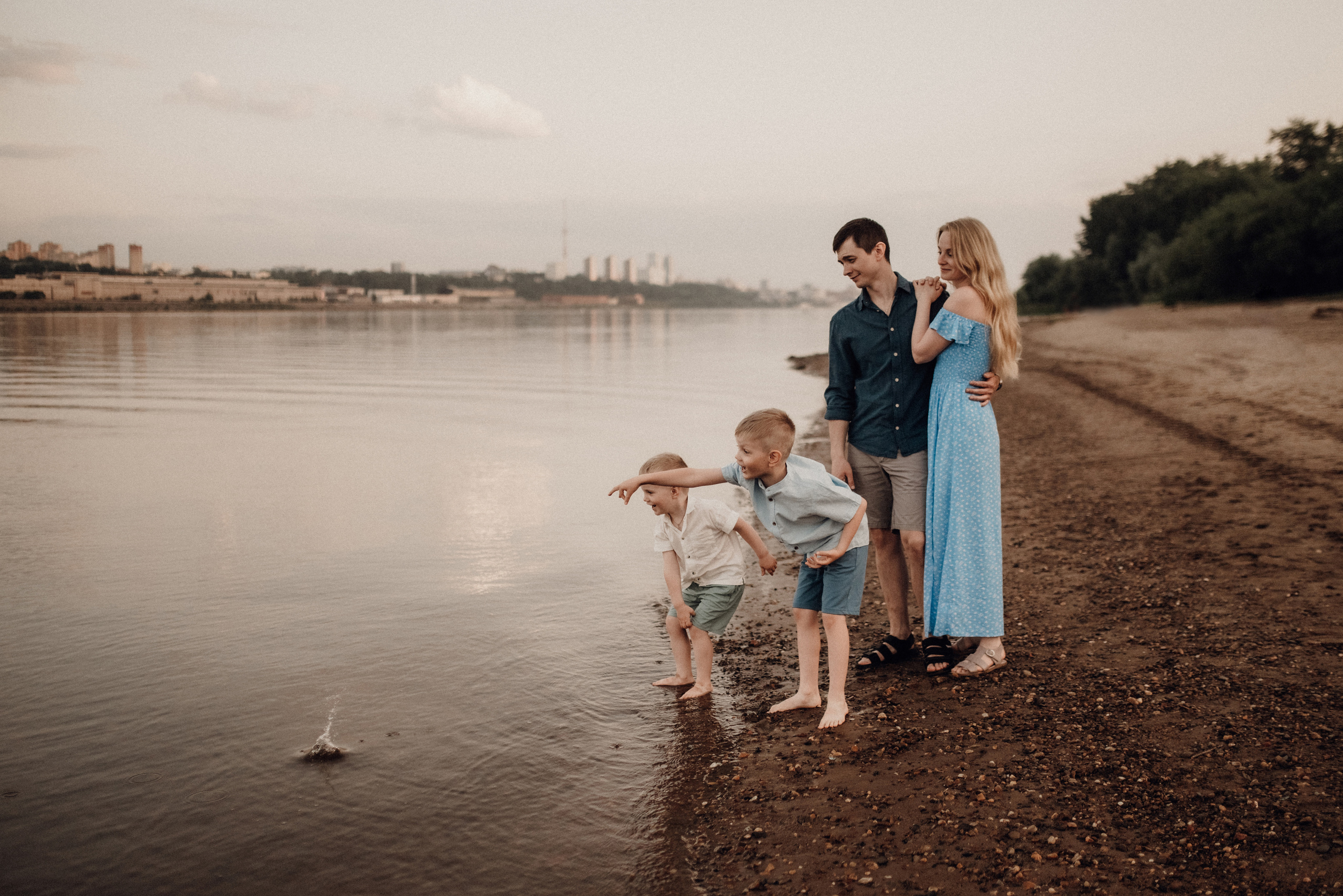 Юля, Андрей, Миша, Лёва. Семейный и детский фотограф Анастасия Иванова