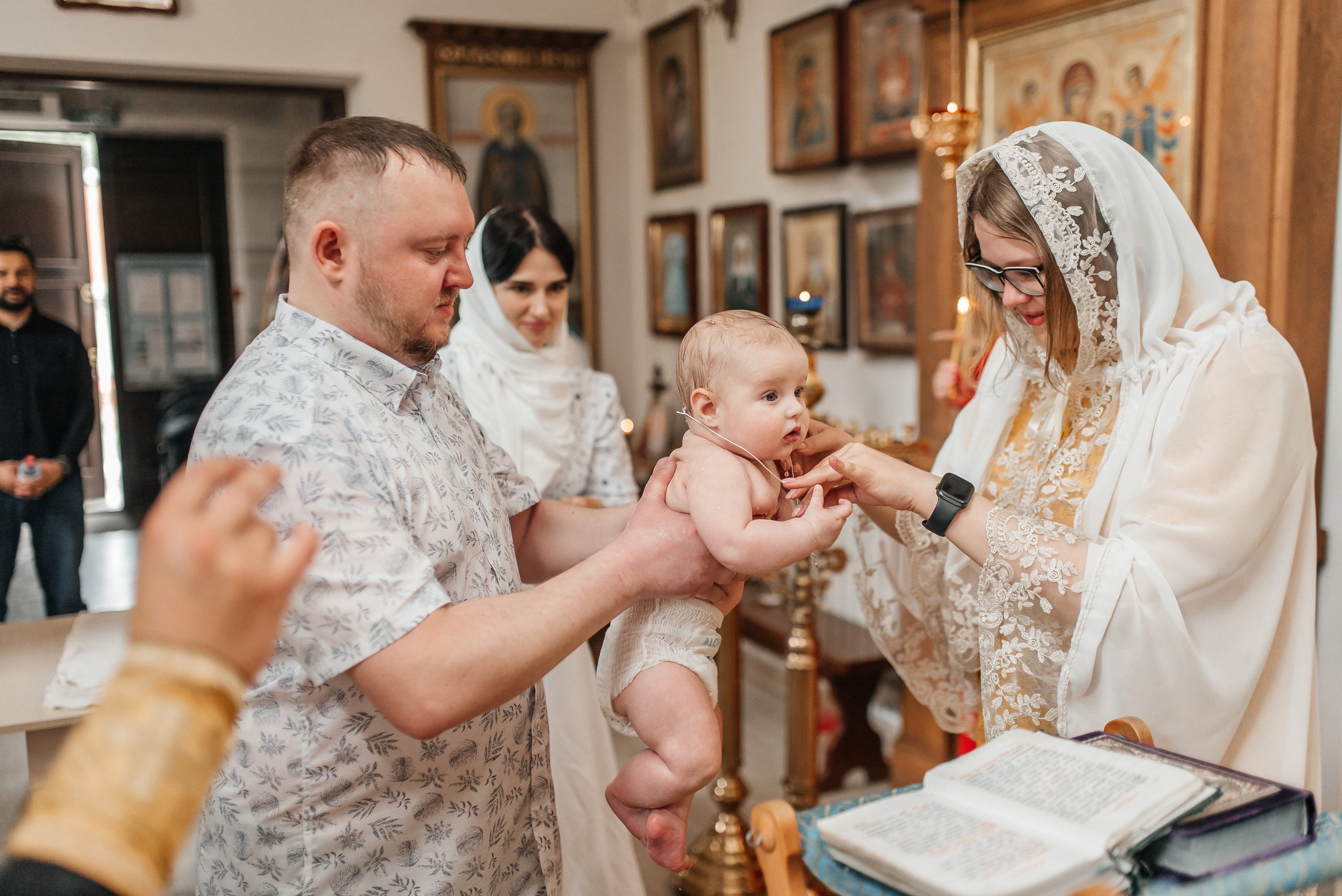 Крещение Александра. Семейный и детский фотограф Анастасия Иванова