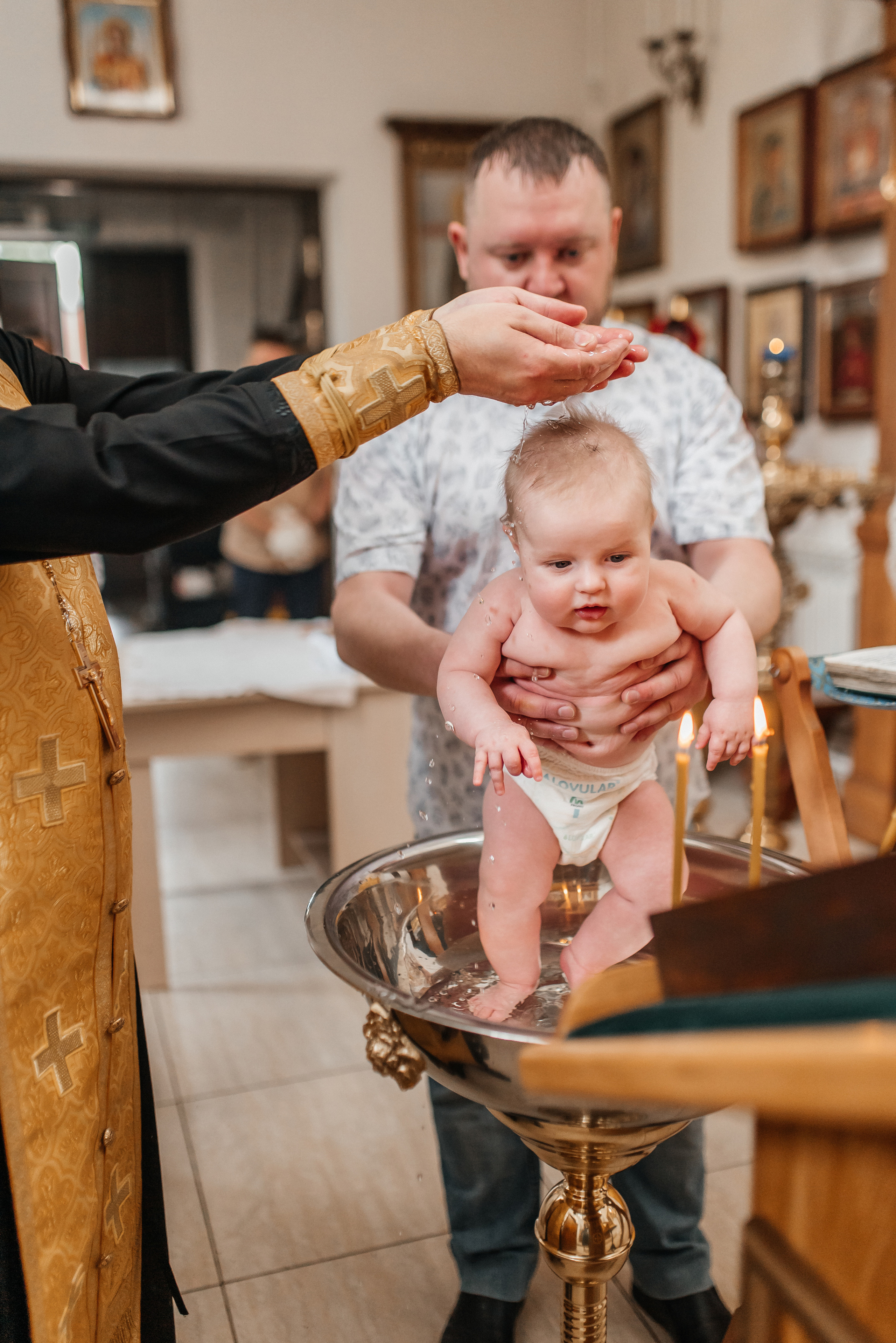 Крещение Александра. Семейный и детский фотограф Анастасия Иванова