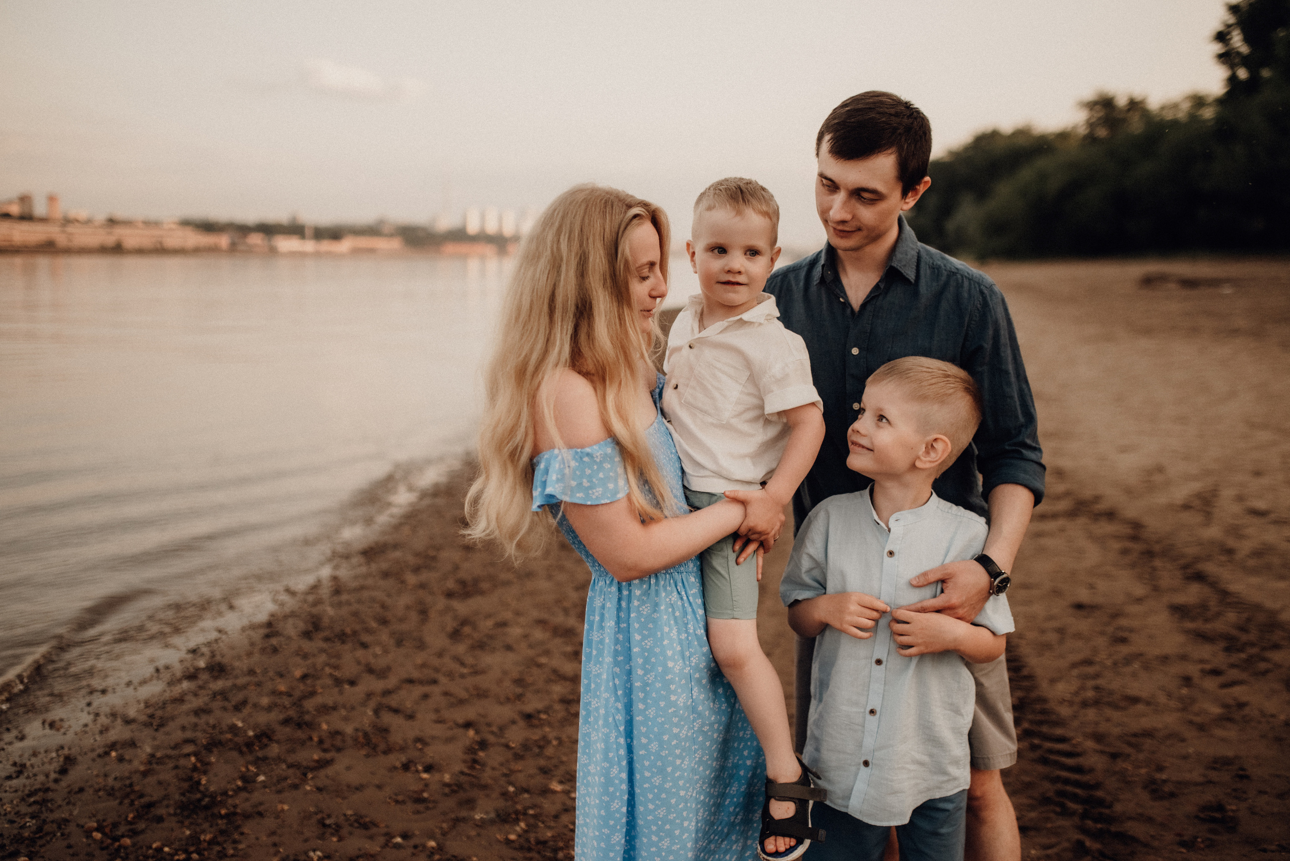 Юля, Андрей, Миша, Лёва. Семейный и детский фотограф Анастасия Иванова