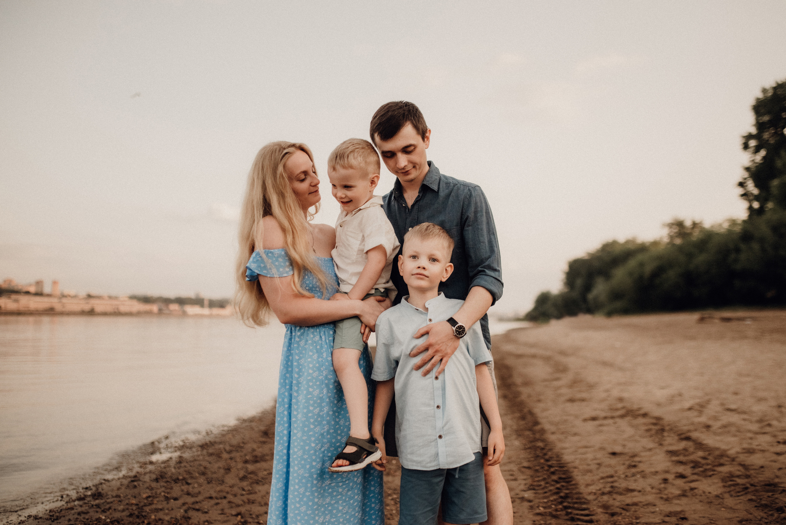 Юля, Андрей, Миша, Лёва. Семейный и детский фотограф Анастасия Иванова