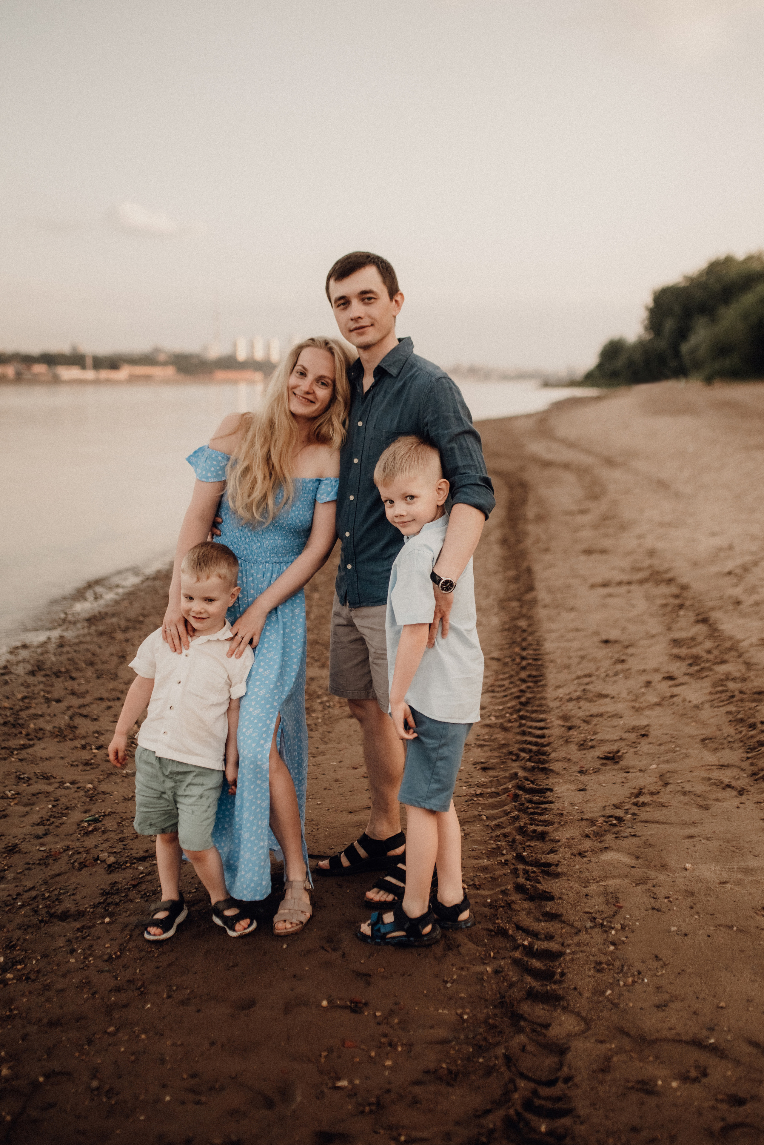 Юля, Андрей, Миша, Лёва. Семейный и детский фотограф Анастасия Иванова