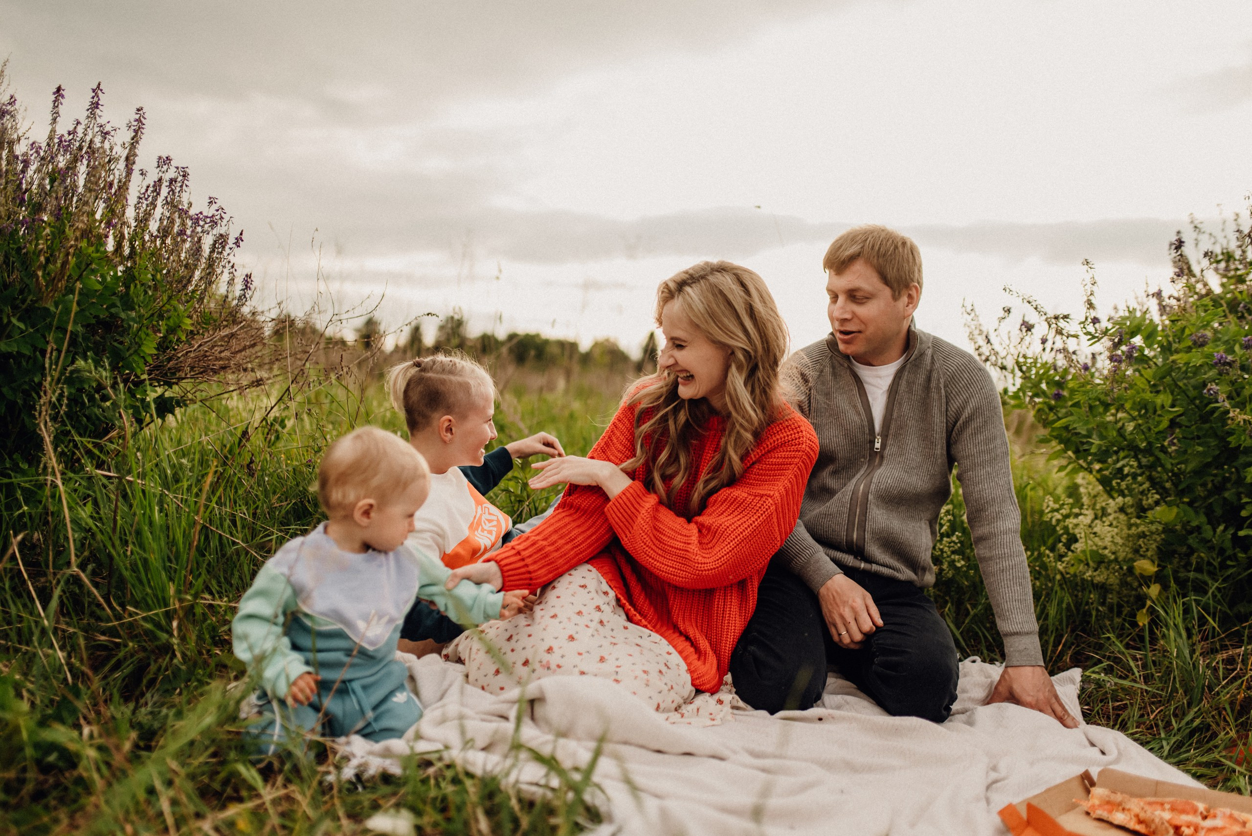 Лена, Женя, Мирон, Ян. Семейный и детский фотограф Анастасия Иванова