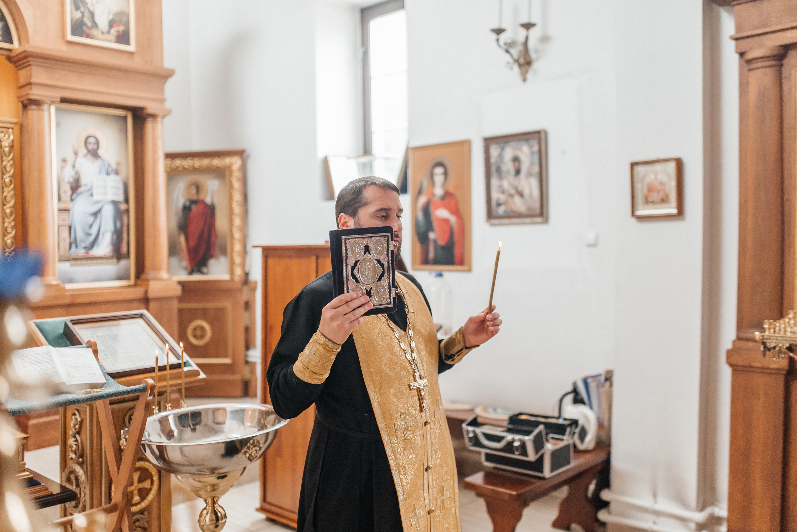 Крещение Александра. Семейный и детский фотограф Анастасия Иванова