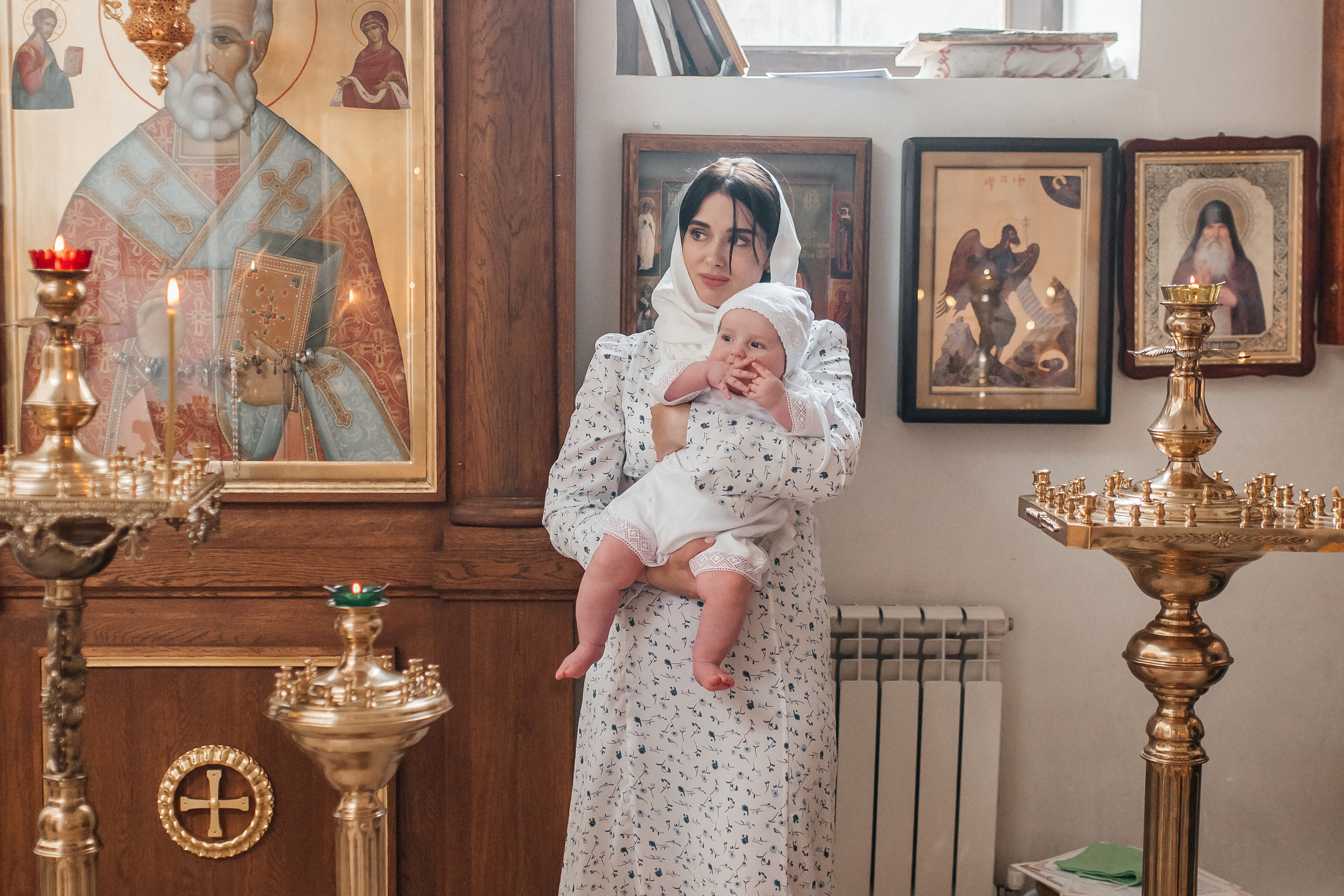 Крещение Александра. Семейный и детский фотограф Анастасия Иванова