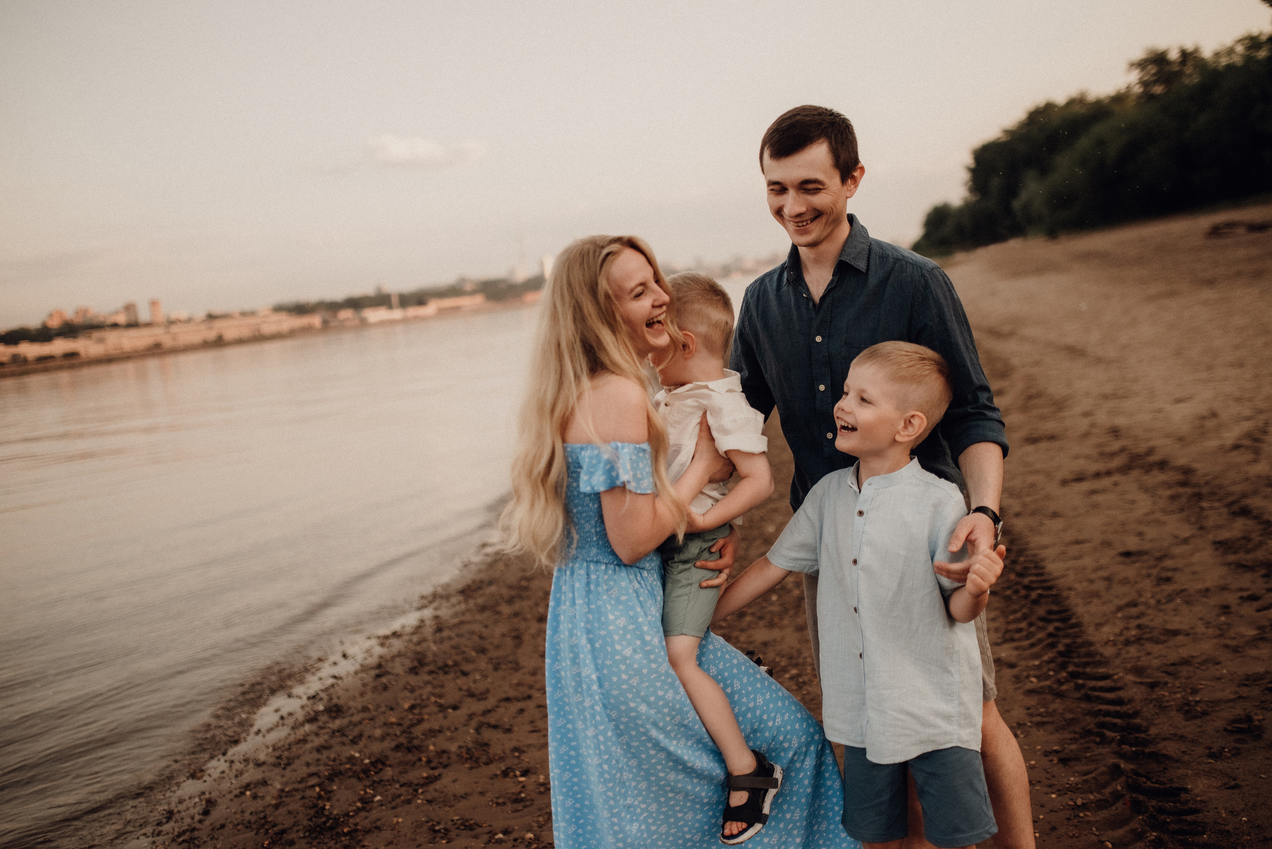 Юля, Андрей, Миша, Лёва. Семейный и детский фотограф Анастасия Иванова