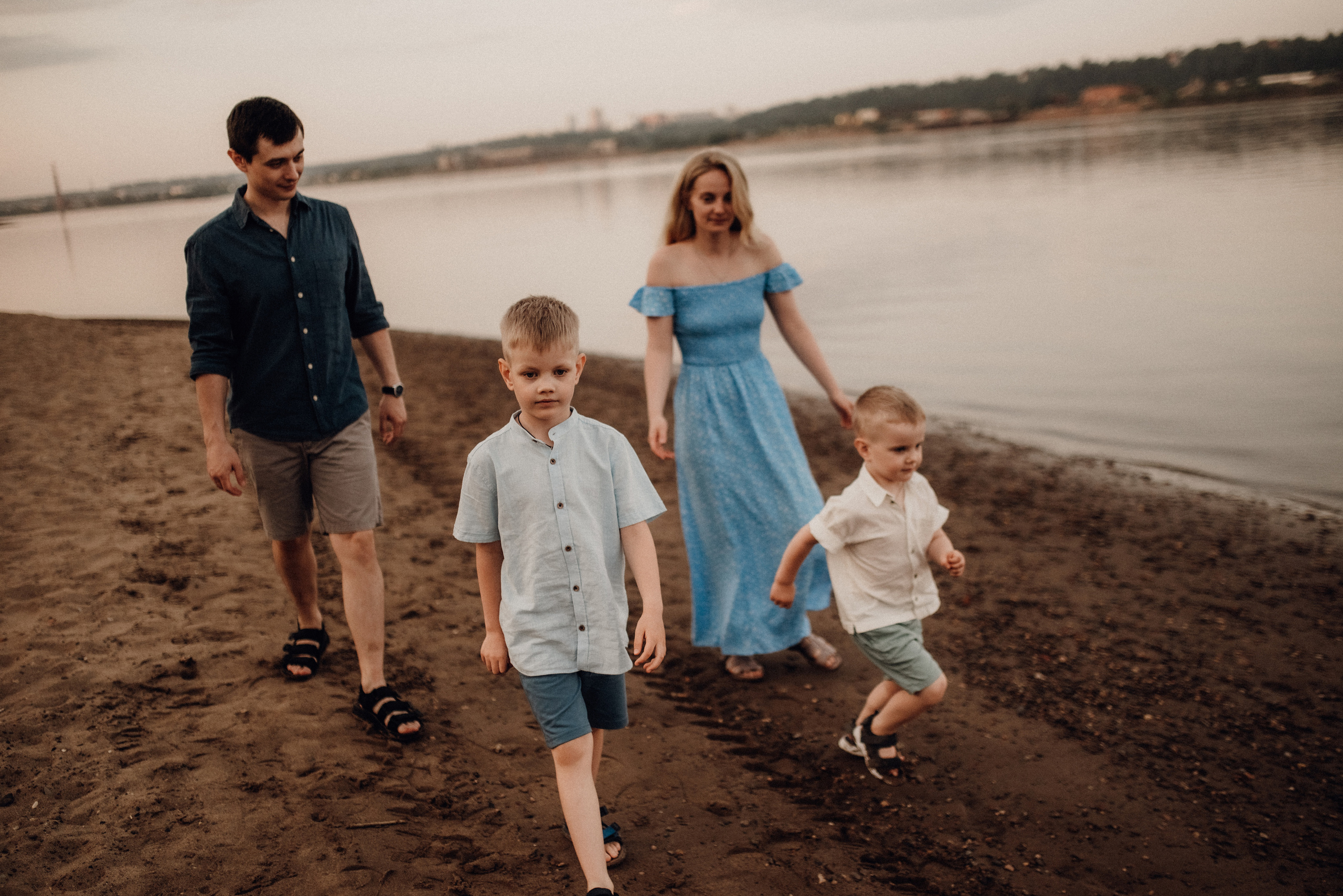 Юля, Андрей, Миша, Лёва. Семейный и детский фотограф Анастасия Иванова