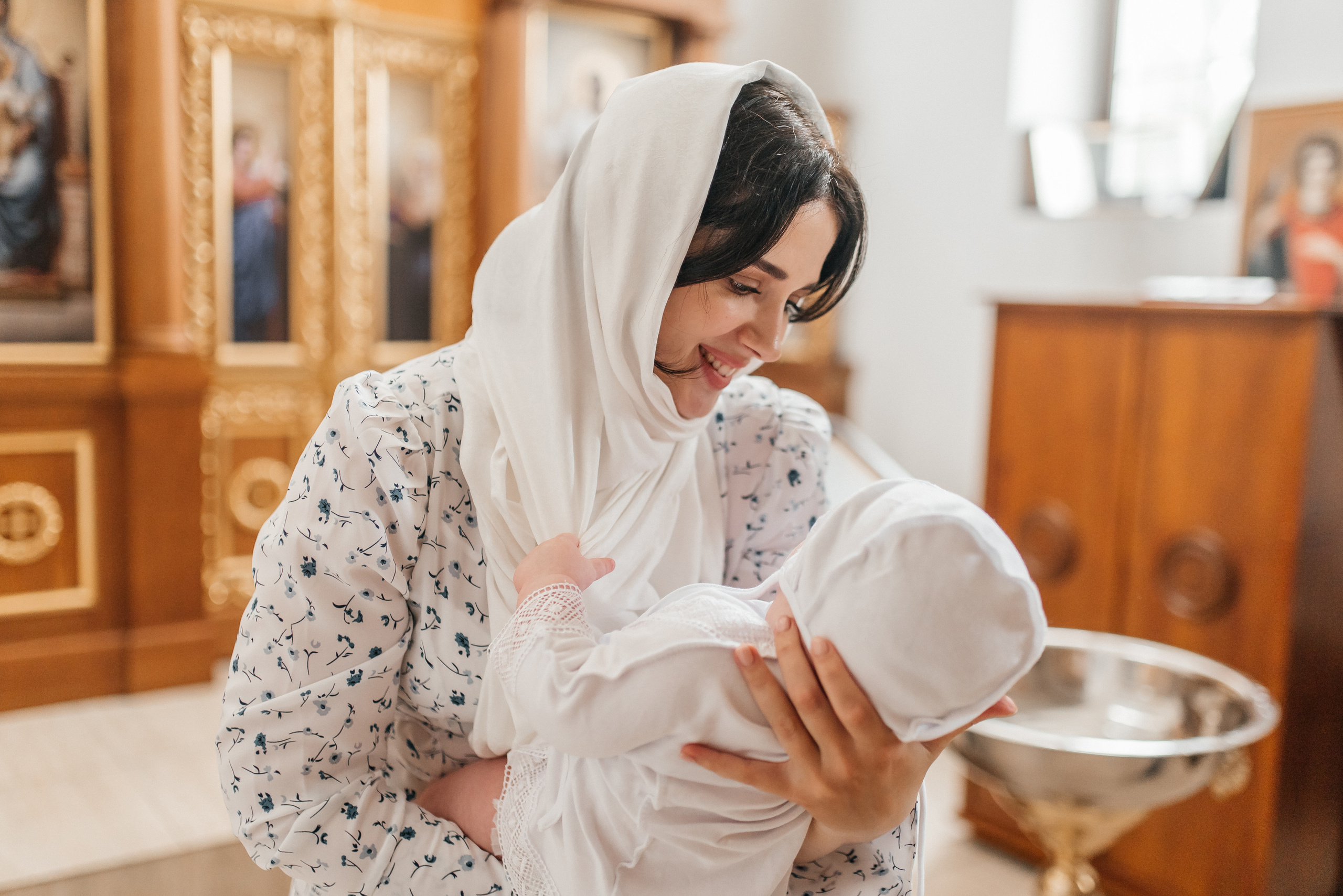 Крещение Александра. Семейный и детский фотограф Анастасия Иванова