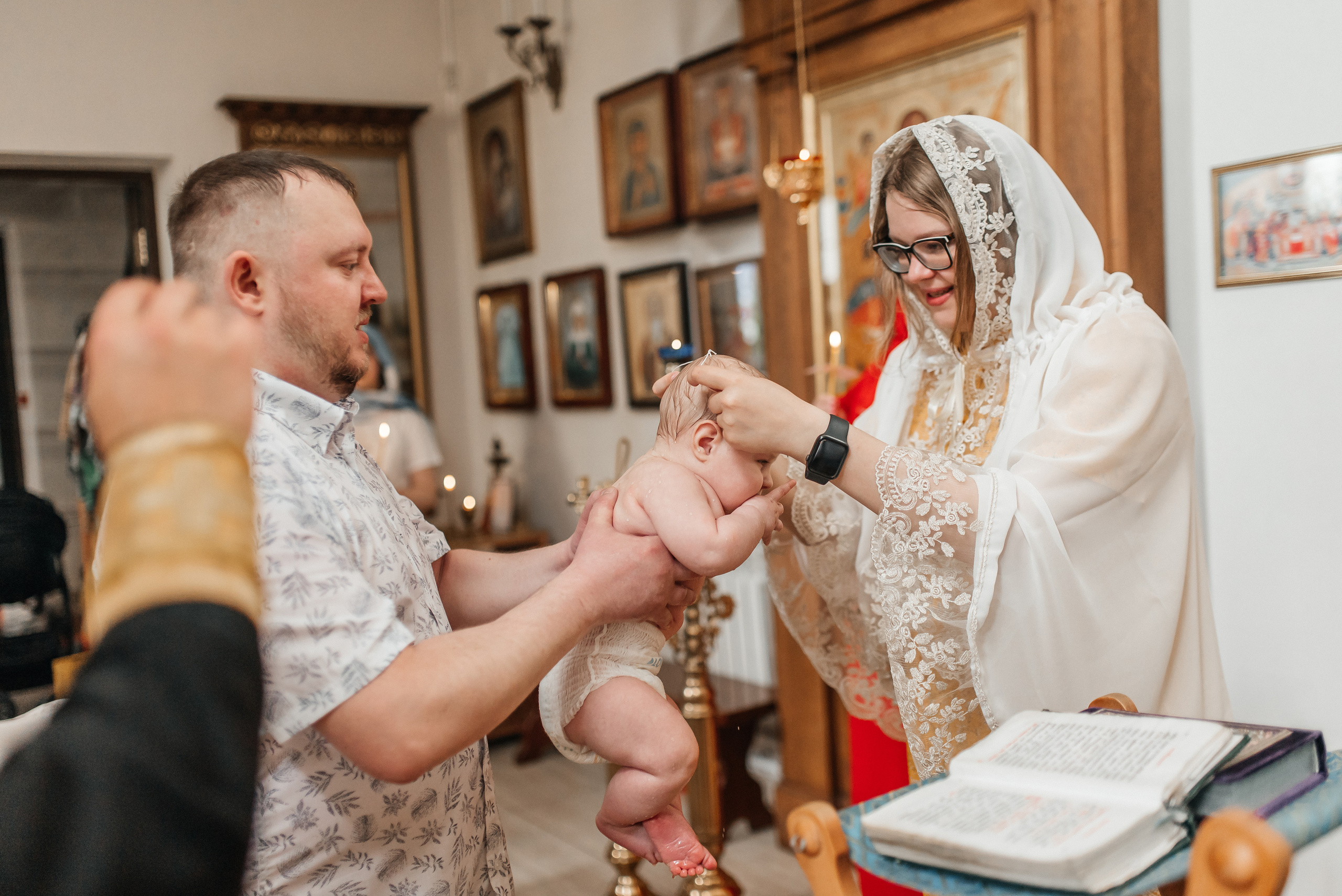 Крещение Александра. Семейный и детский фотограф Анастасия Иванова