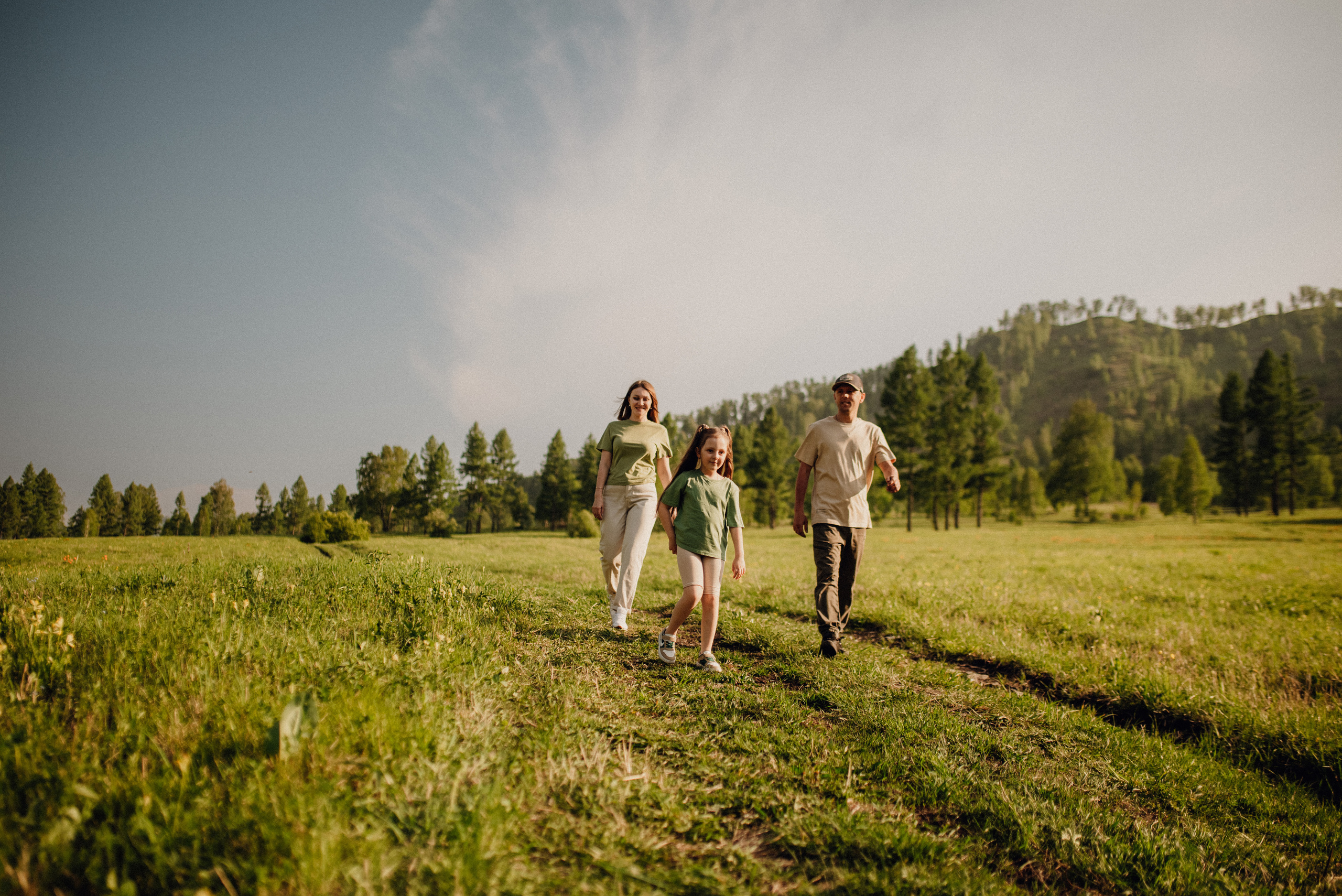 Горный Алтай. Юля, Рома и Варя. Семейный и детский фотограф Анастасия Иванова