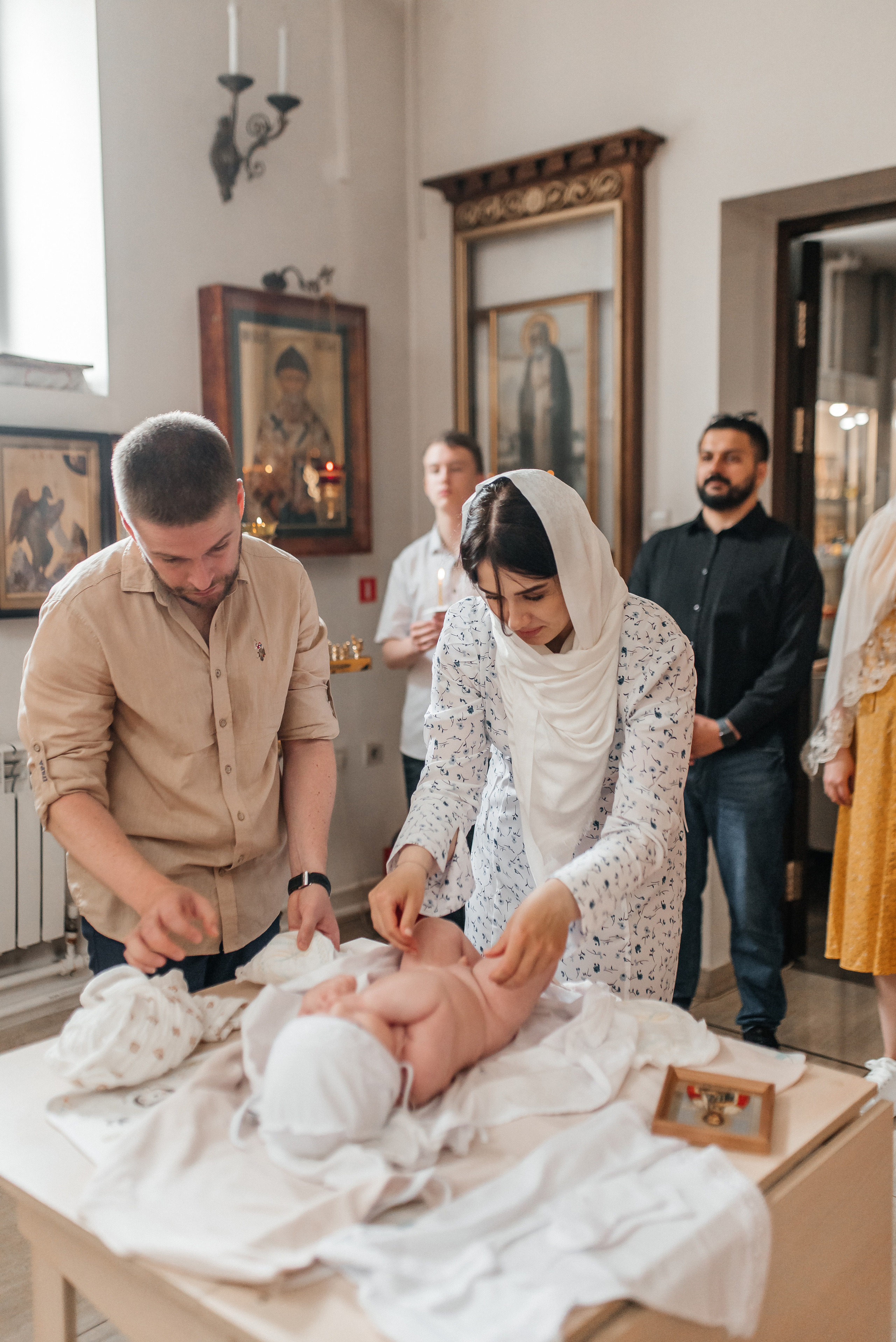 Крещение Александра. Семейный и детский фотограф Анастасия Иванова