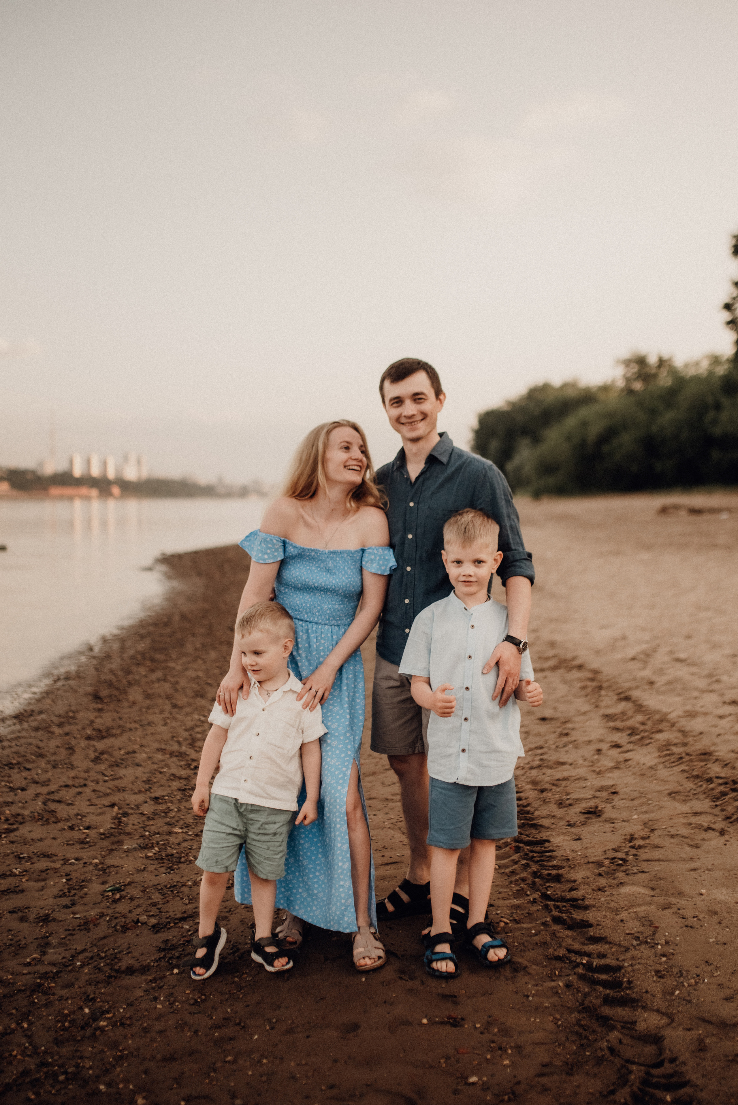 Юля, Андрей, Миша, Лёва. Семейный и детский фотограф Анастасия Иванова