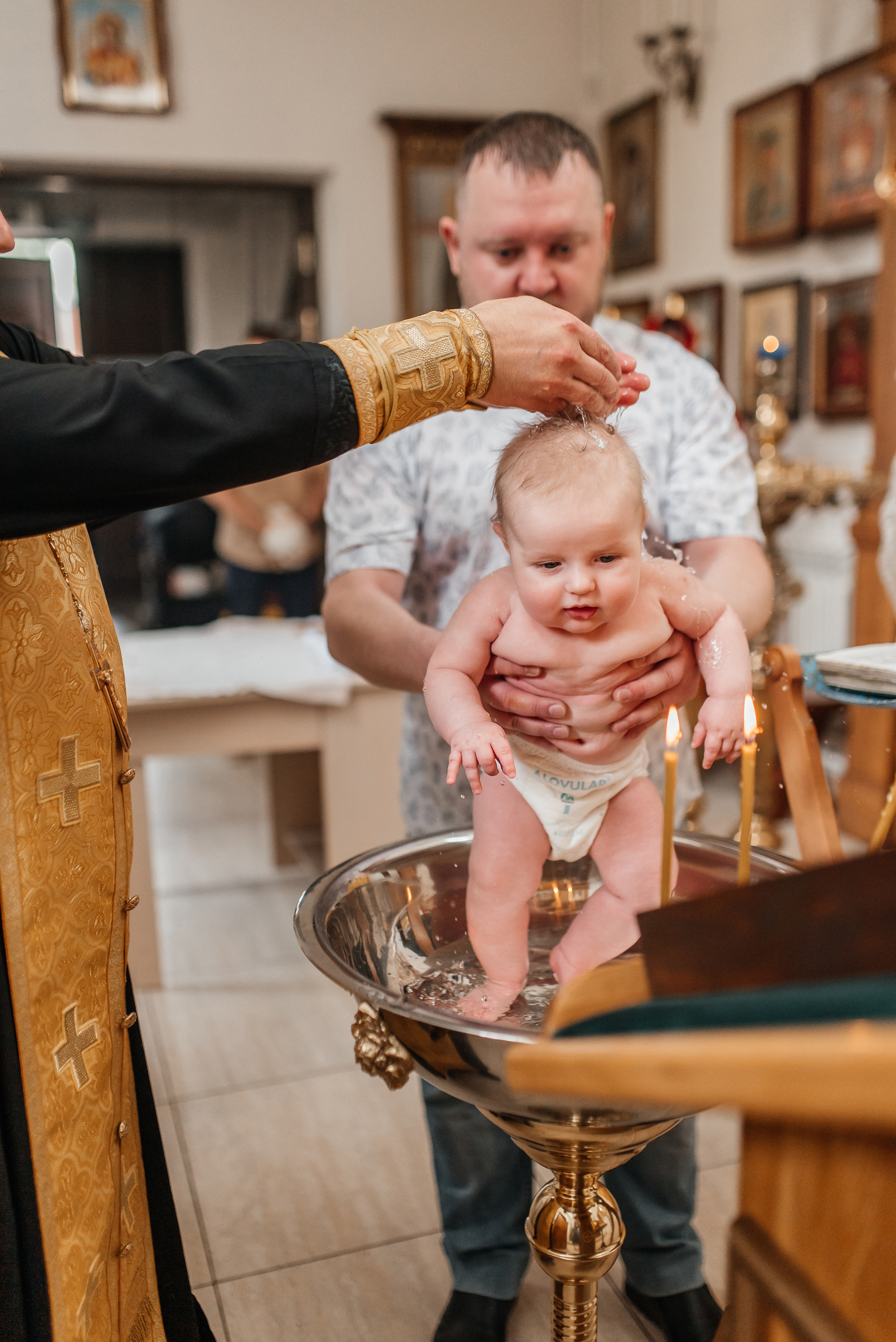 Крещение Александра. Семейный и детский фотограф Анастасия Иванова