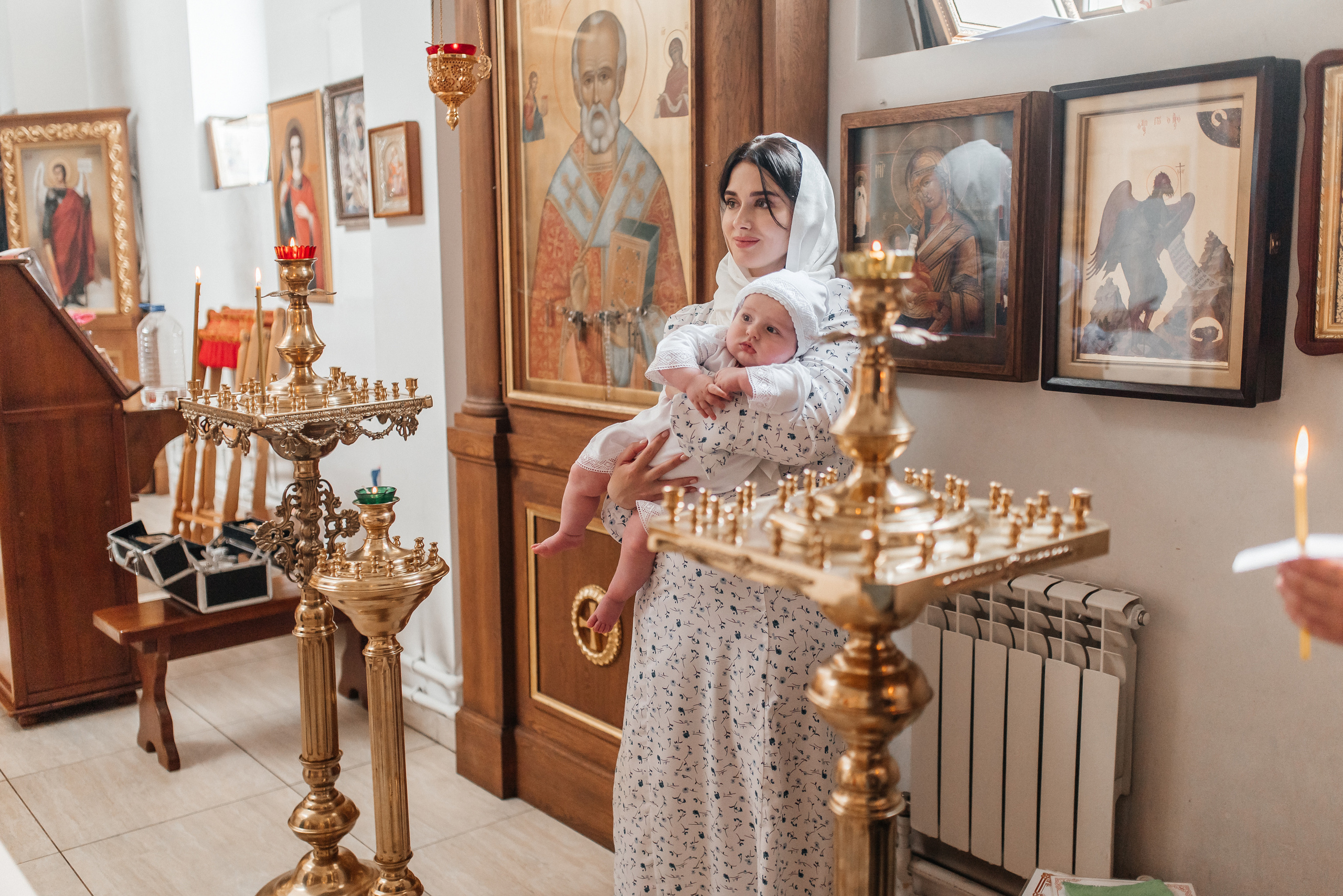 Крещение Александра. Семейный и детский фотограф Анастасия Иванова