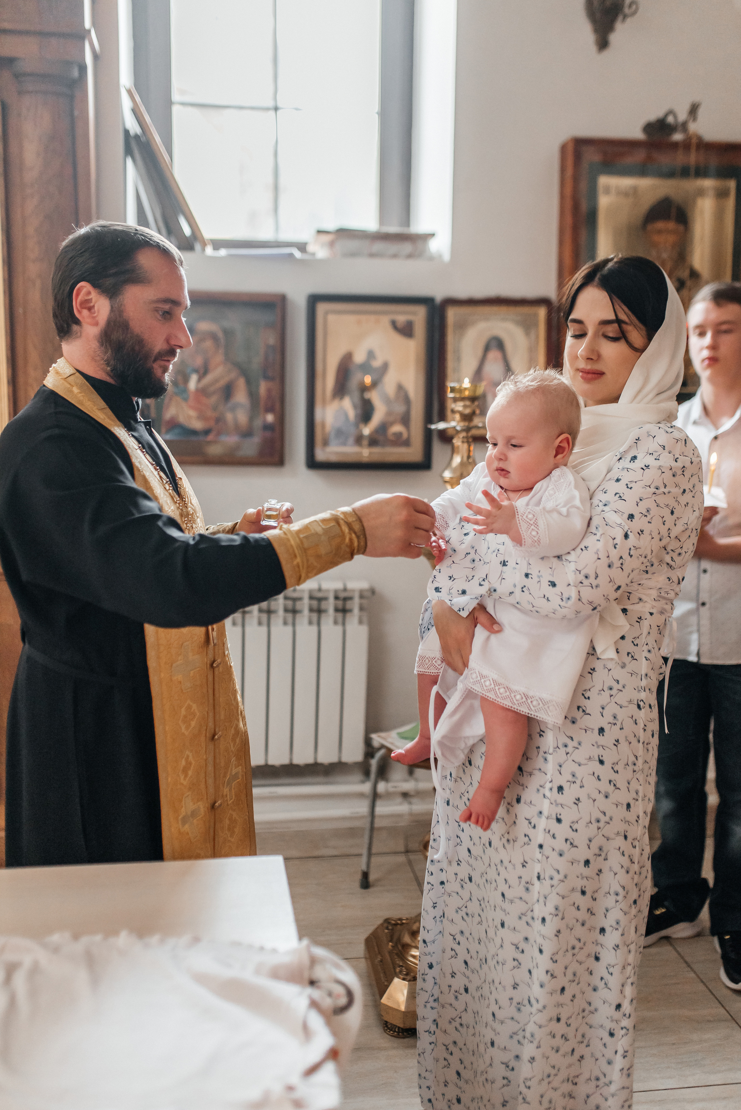 Крещение Александра. Семейный и детский фотограф Анастасия Иванова