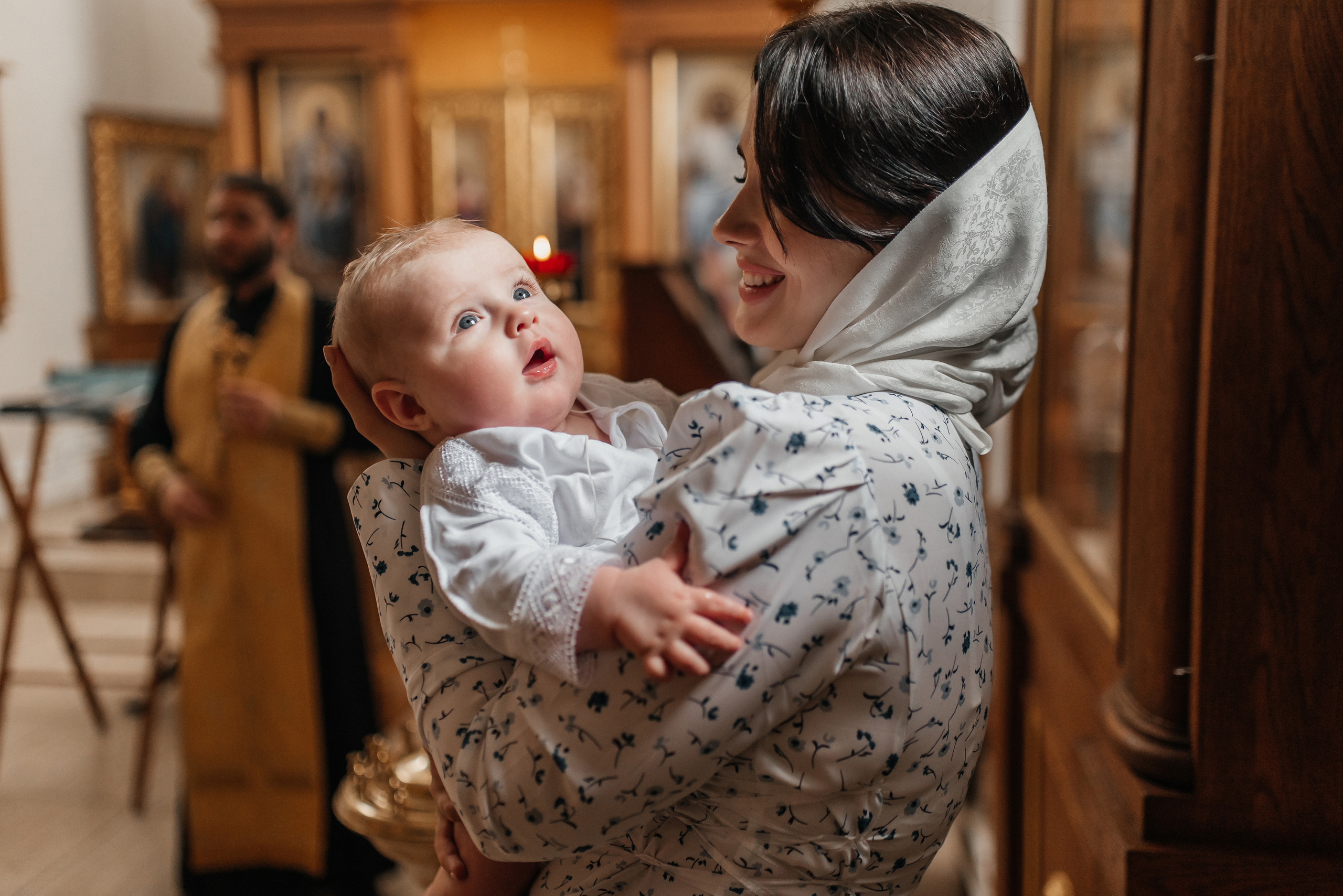 Крещение Александра. Семейный и детский фотограф Анастасия Иванова