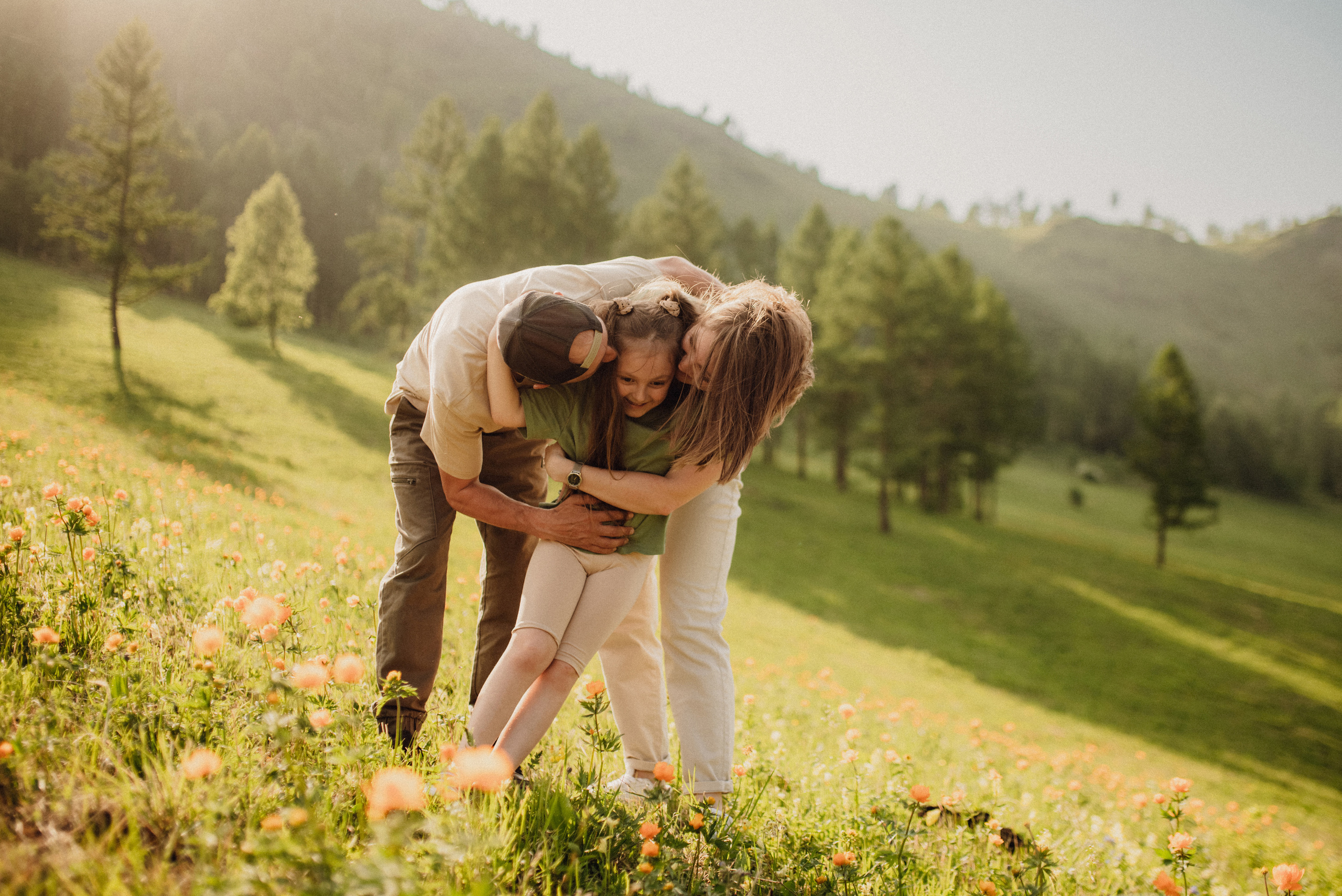 Горный Алтай. Юля, Рома и Варя. Семейный и детский фотограф Анастасия Иванова