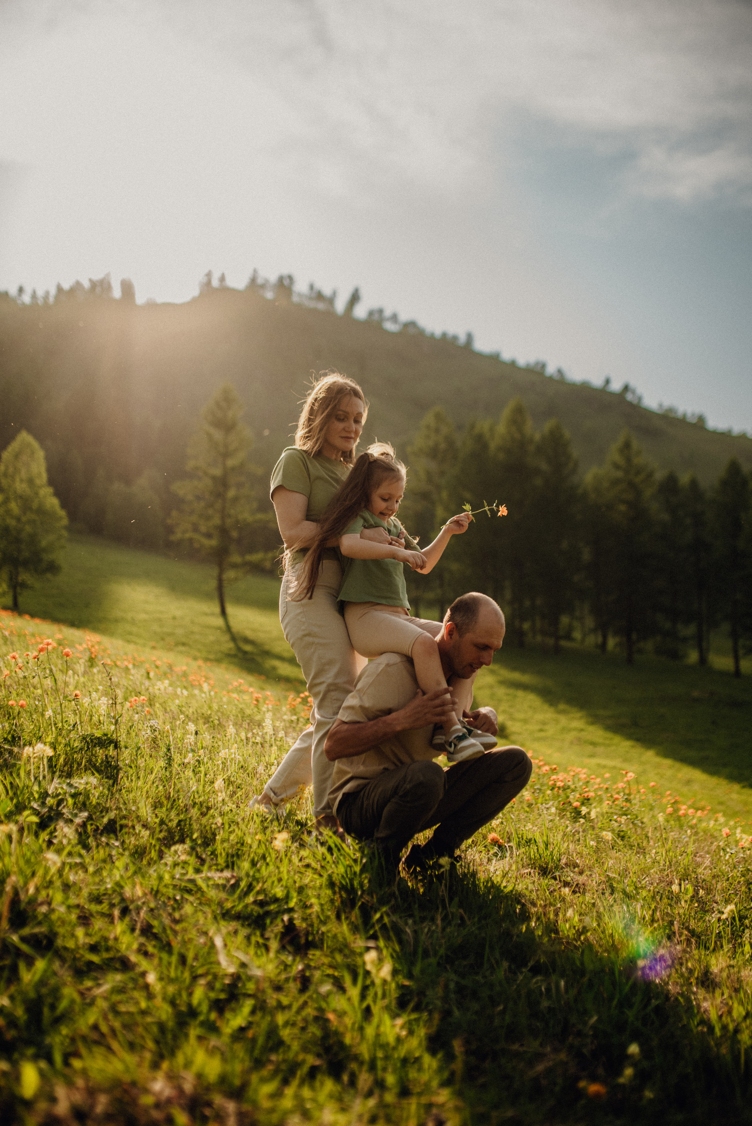 Горный Алтай. Юля, Рома и Варя. Семейный и детский фотограф Анастасия Иванова
