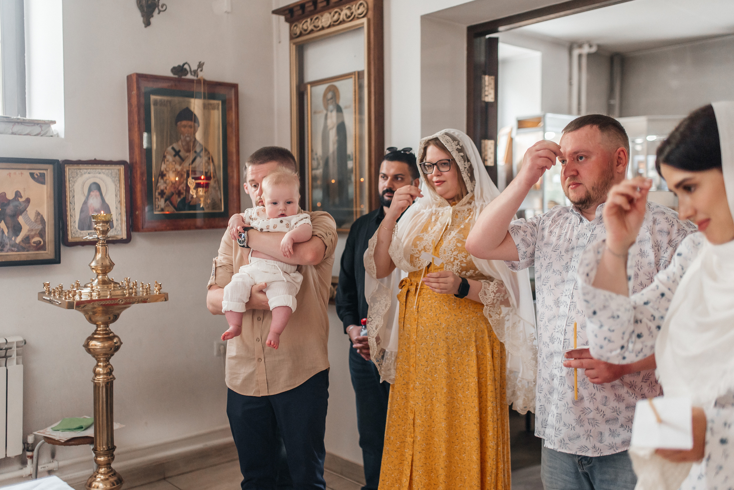 Крещение Александра. Семейный и детский фотограф Анастасия Иванова