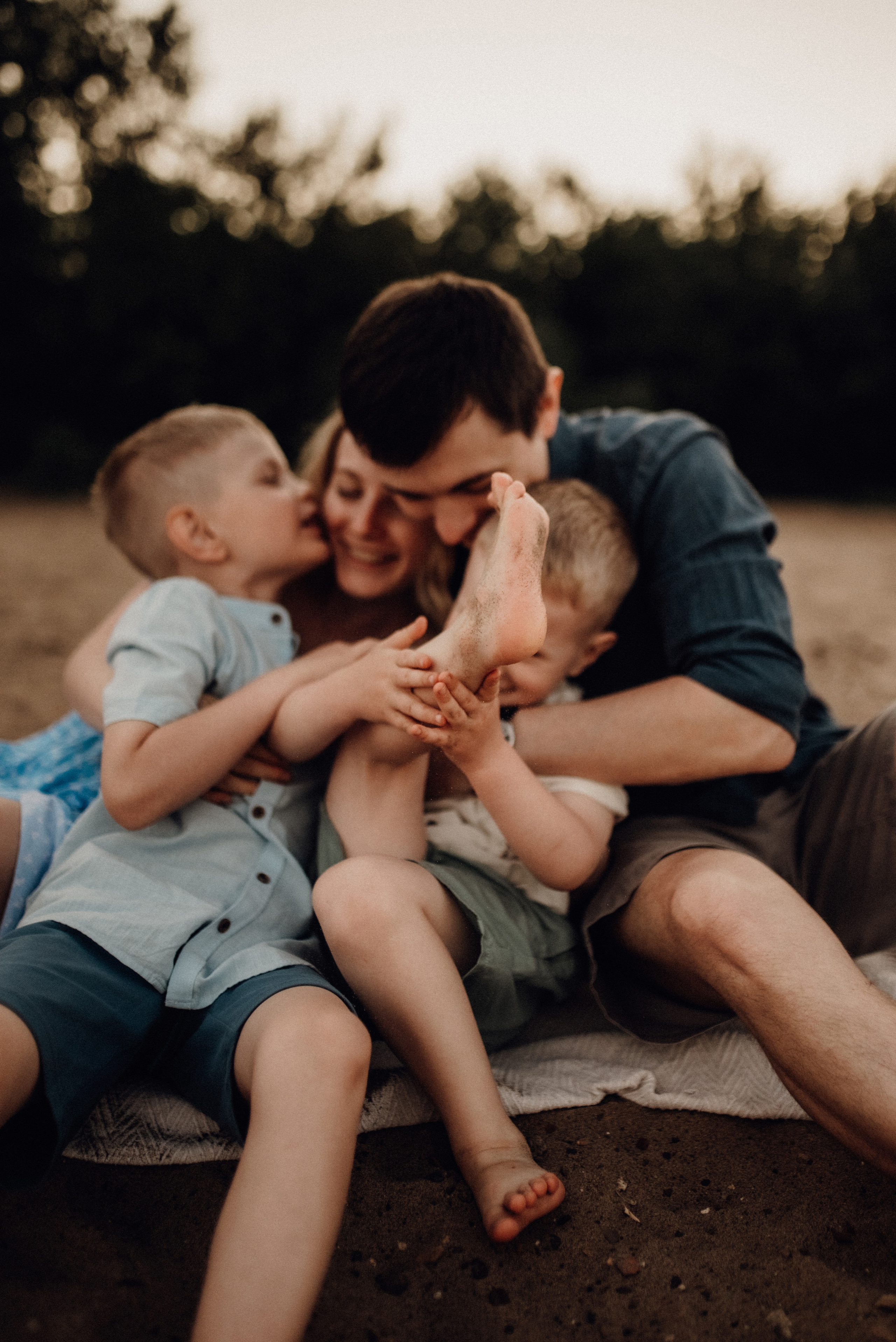 Юля, Андрей, Миша, Лёва. Семейный и детский фотограф Анастасия Иванова